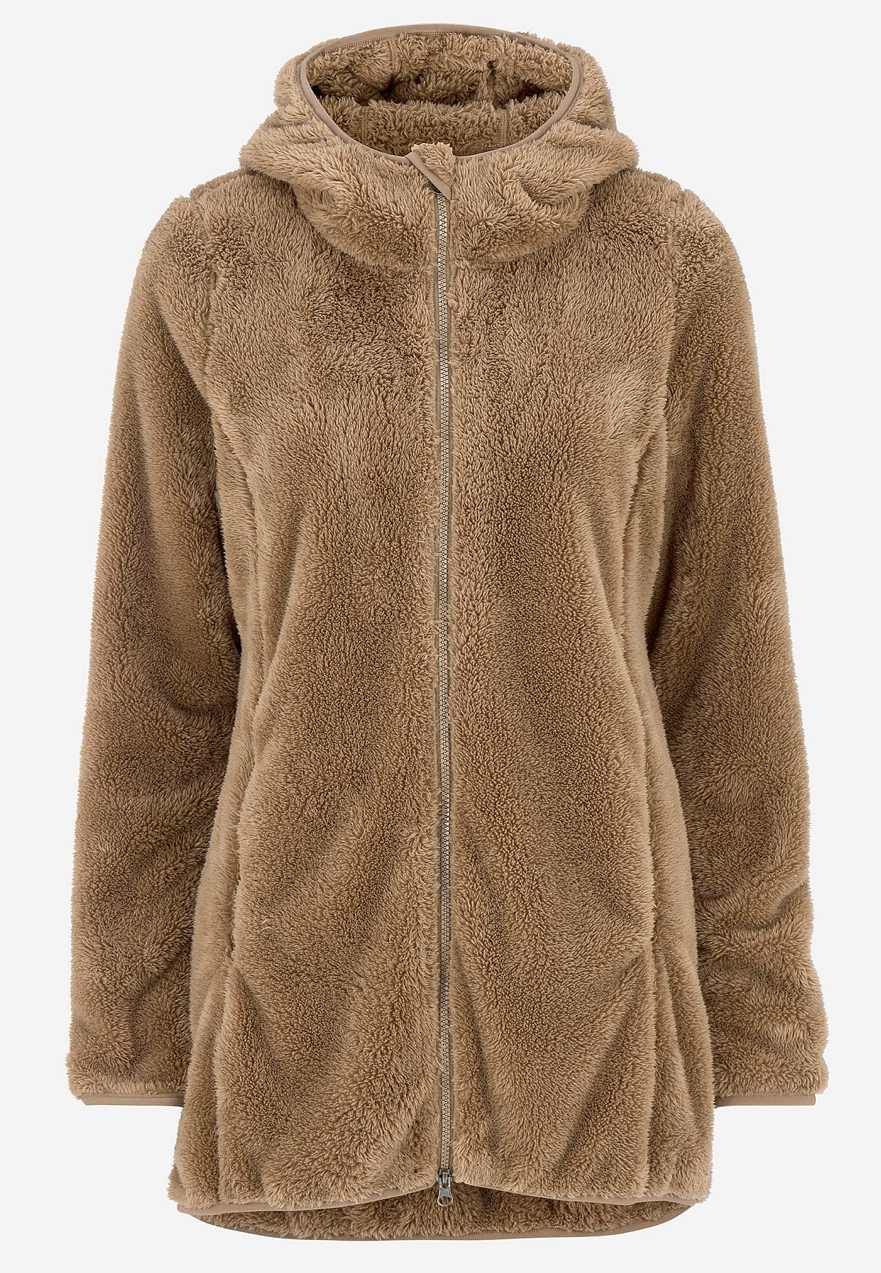 Cosy fleece jacket with hood