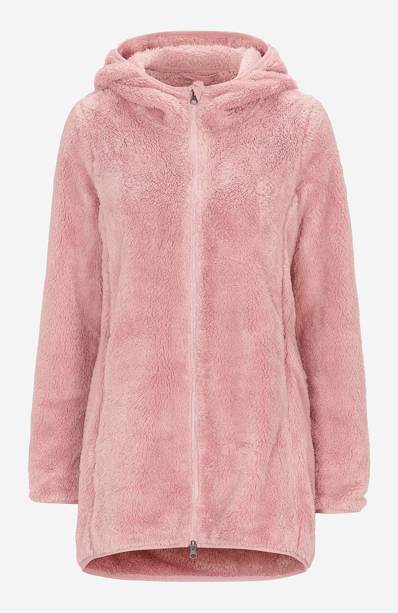 Cosy fleece jacket with hood