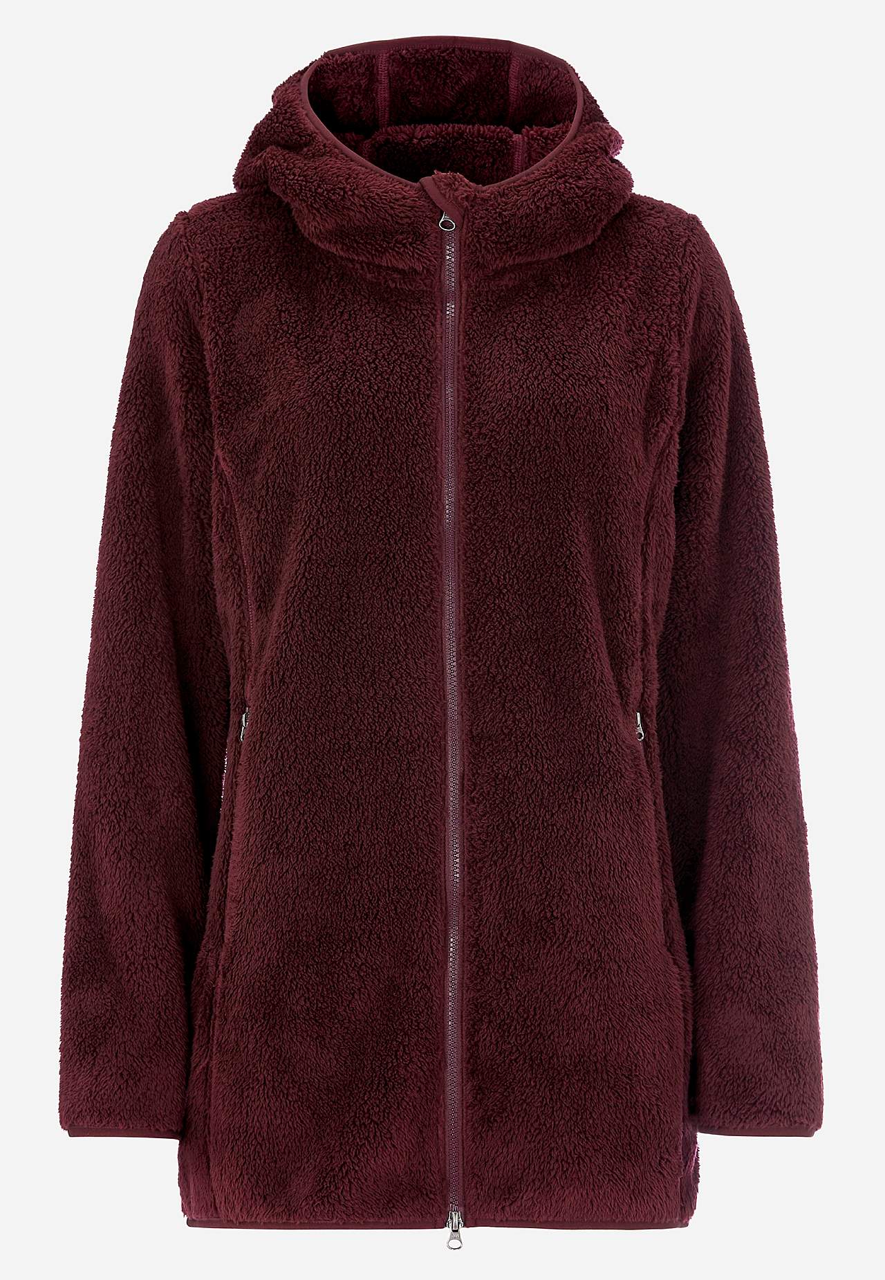 Cosy fleece jacket with hood