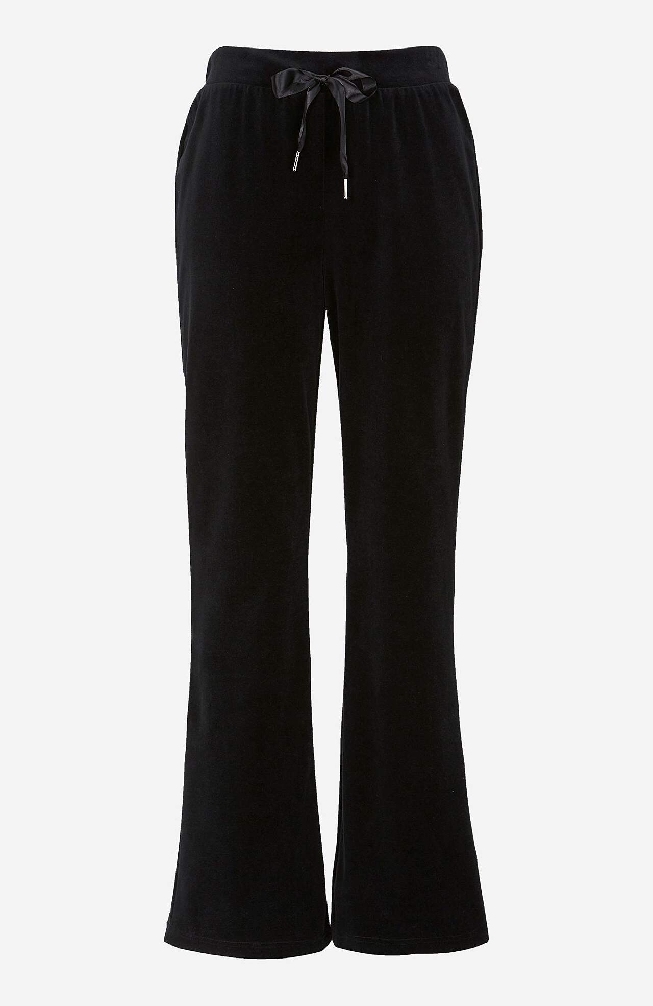 Velour trousers with bootcut Wilma