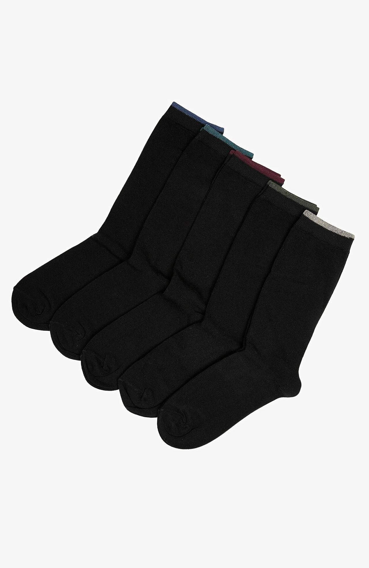 Sock in organic cotton 5-pack
