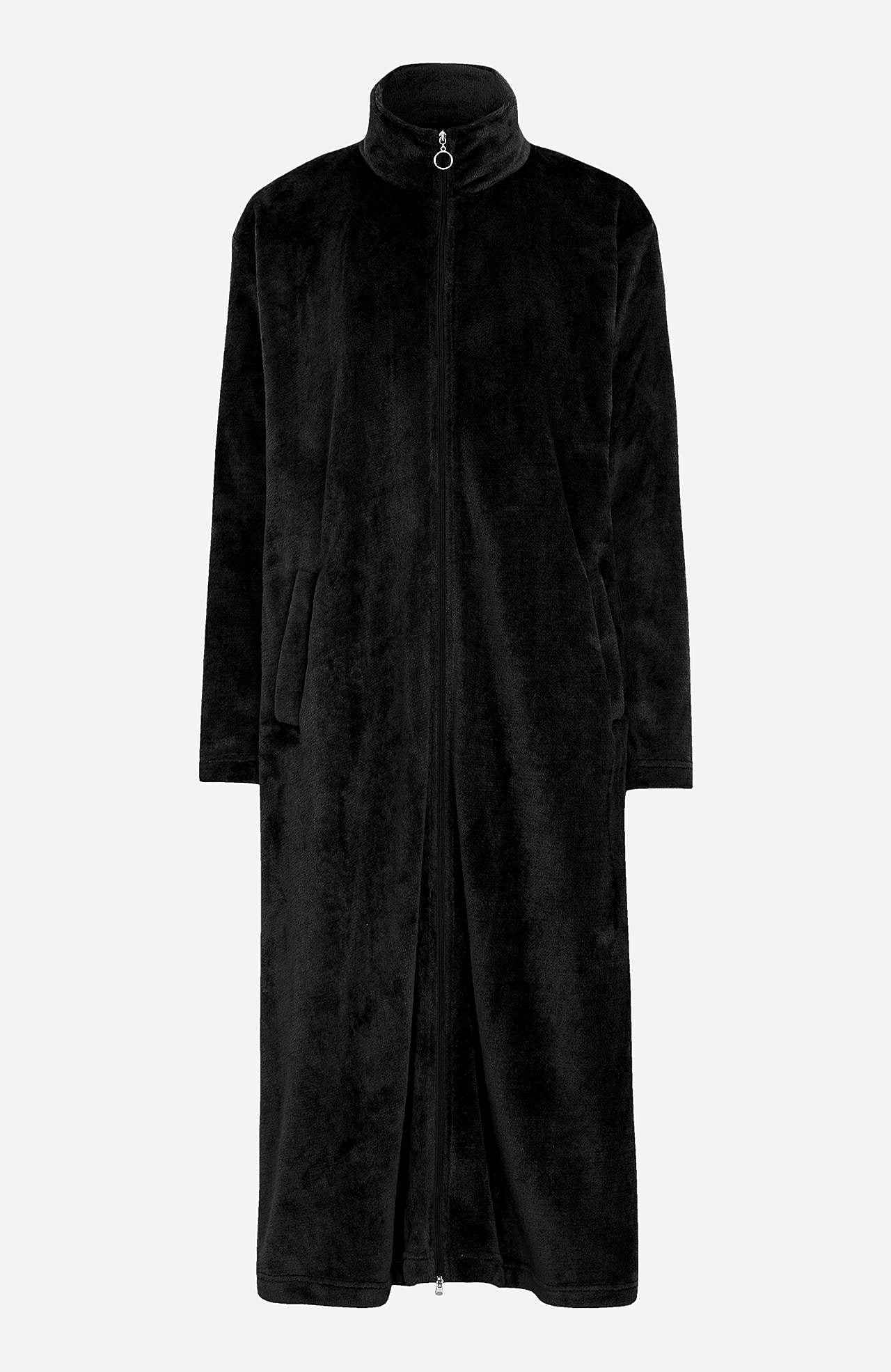 Long dressing gown in fleece Philippa