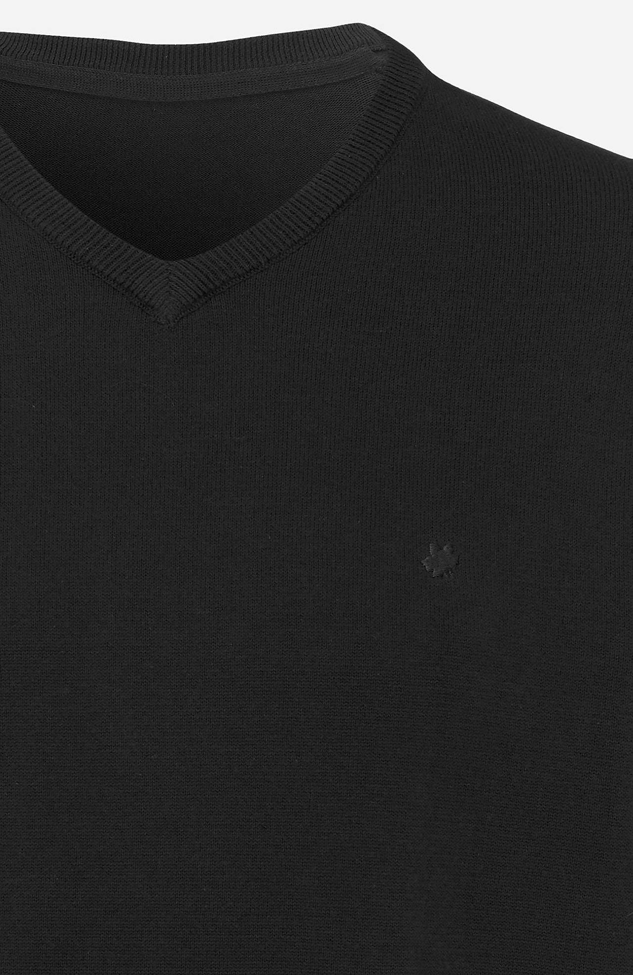 Long-sleeved jumper with v neckline