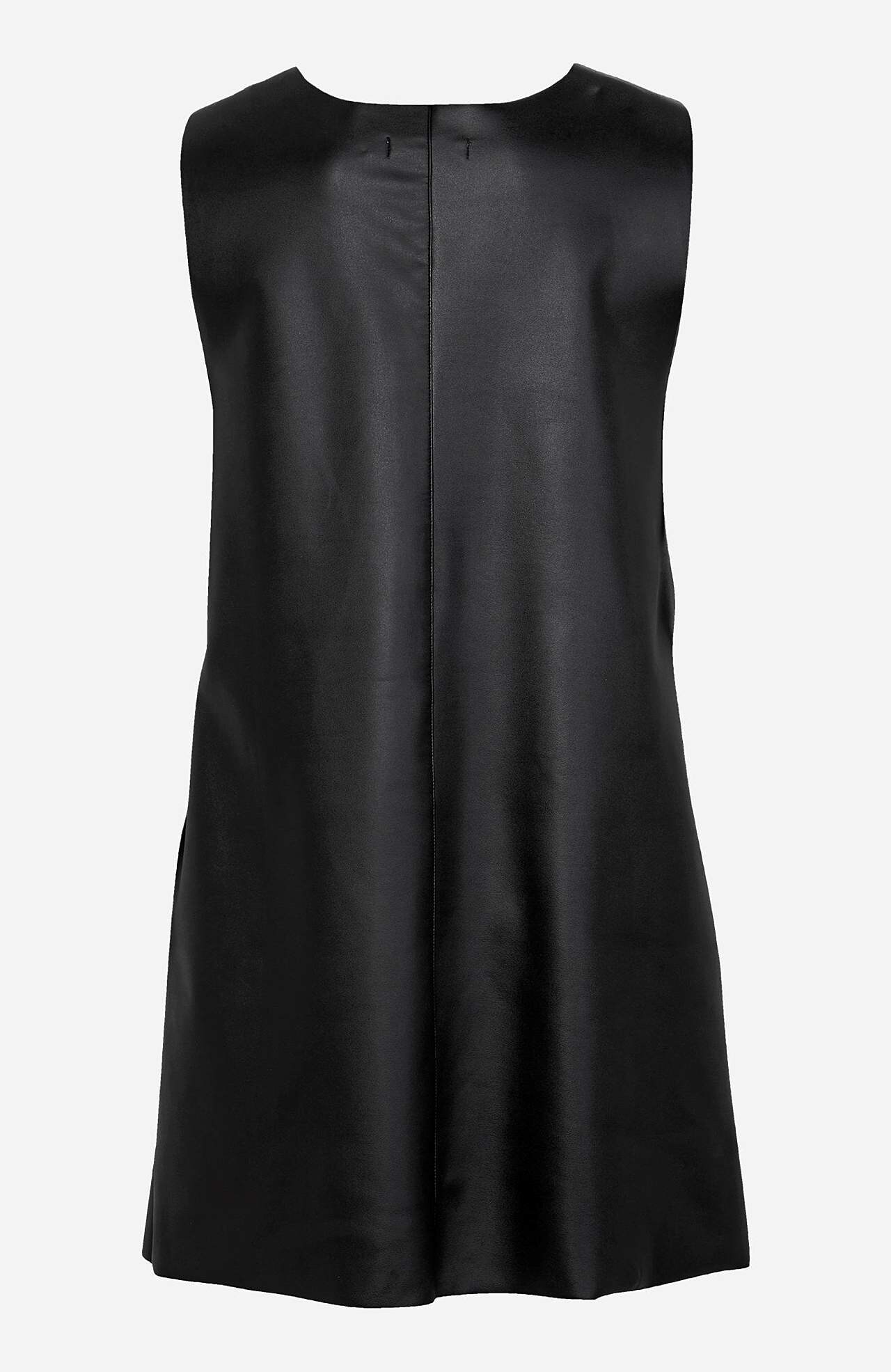 Sleeveless tunic in PU
