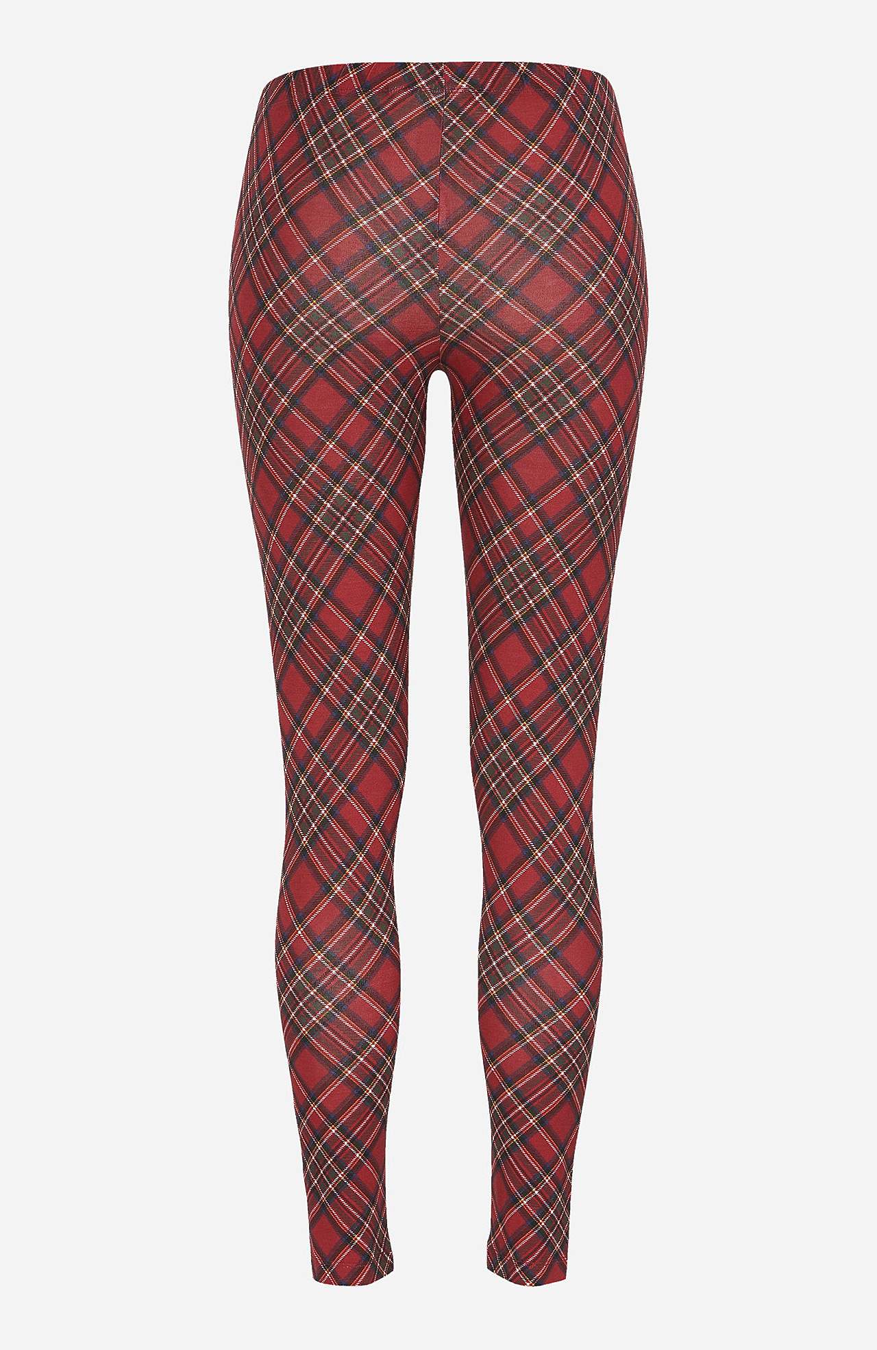 Checked leggings