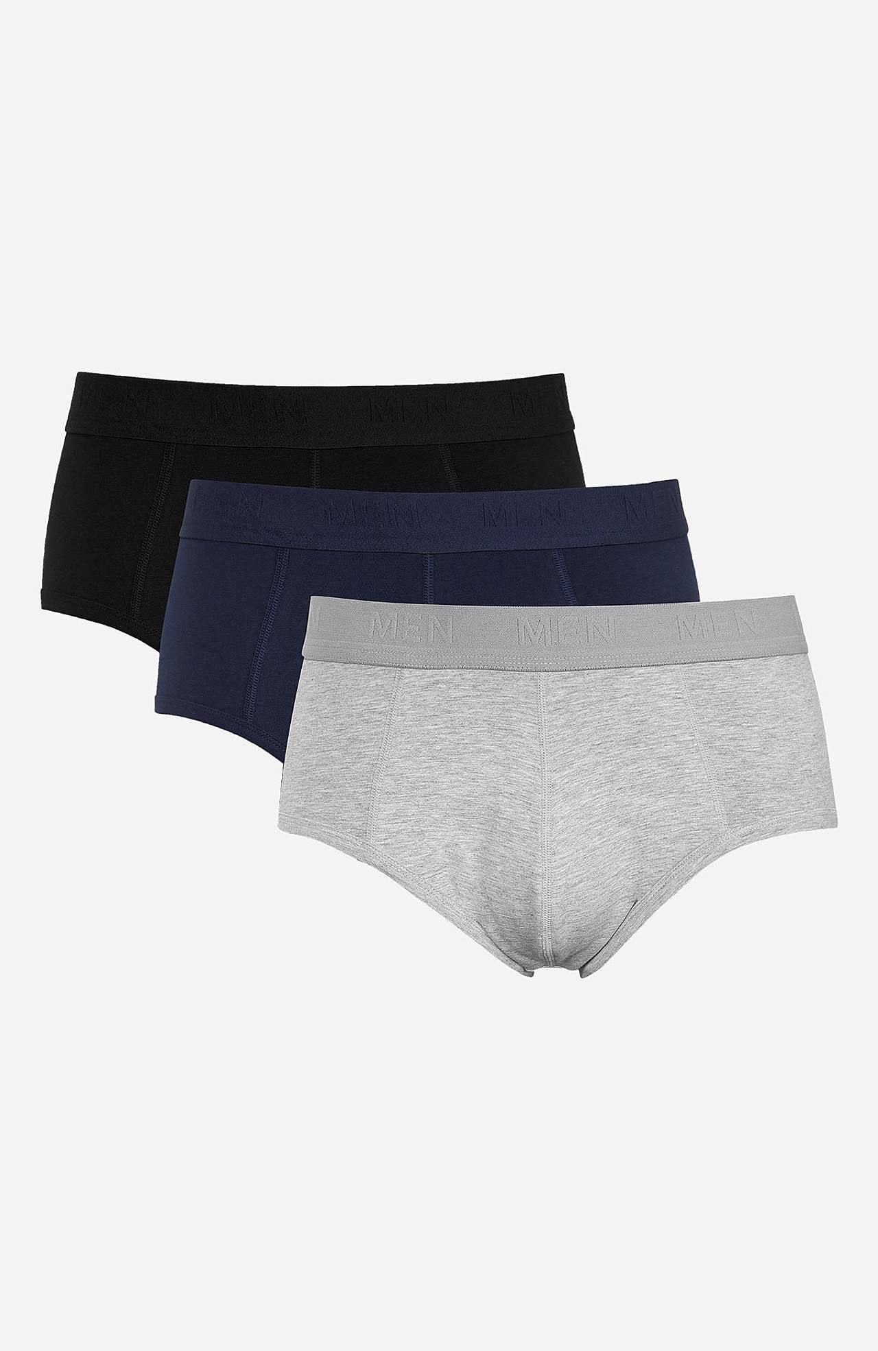 Briefs in soft cotton David 3-pack