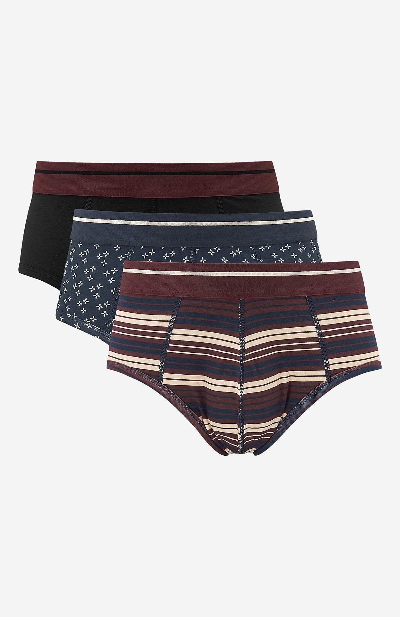 Briefs in soft cotton David 3-pack