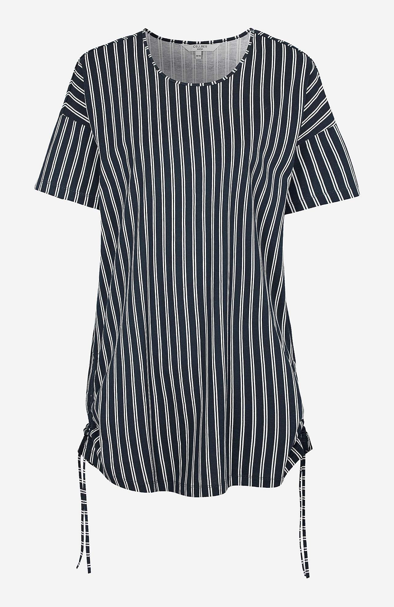 Long top with drawstring at the sides Vilde 2-pack