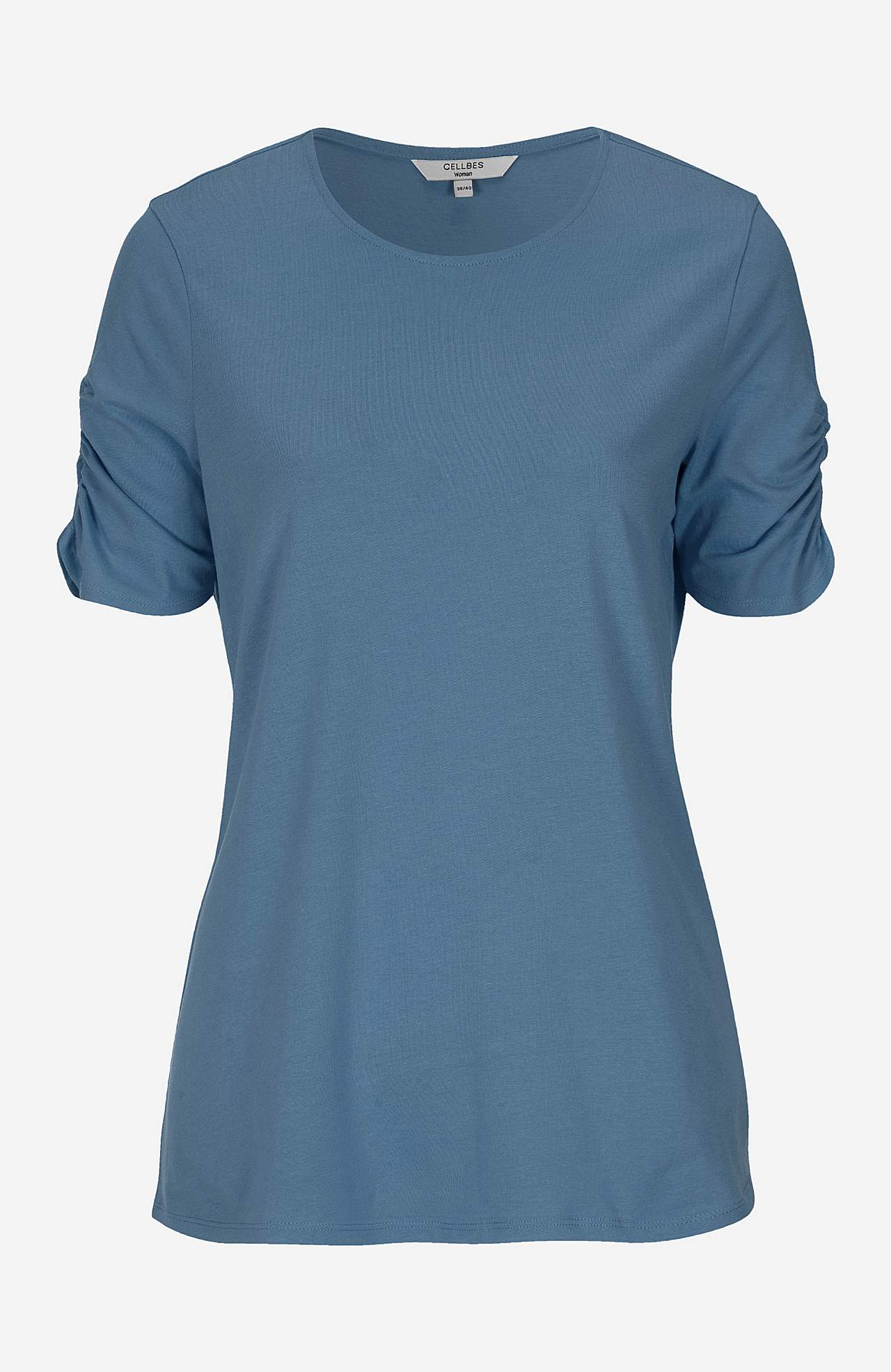 Jersey top with gathered sleeves Amelia 2-pack