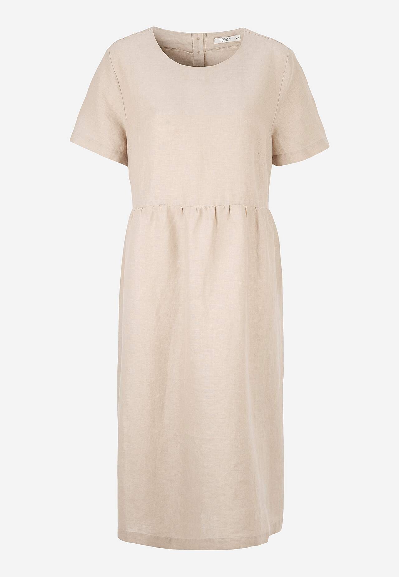 Linen Premium dress with short sleeve