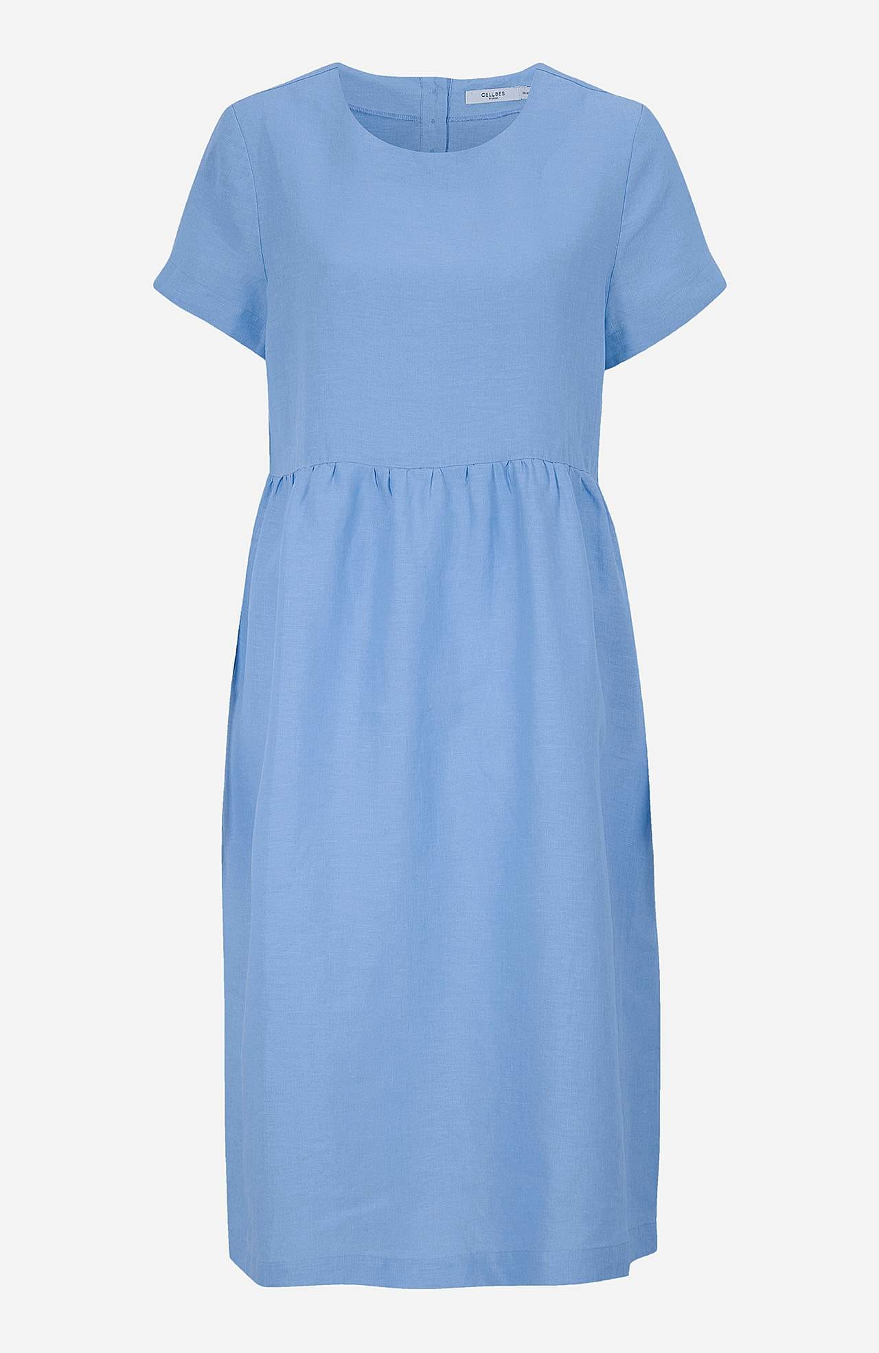 Linen Premium dress with short sleeve