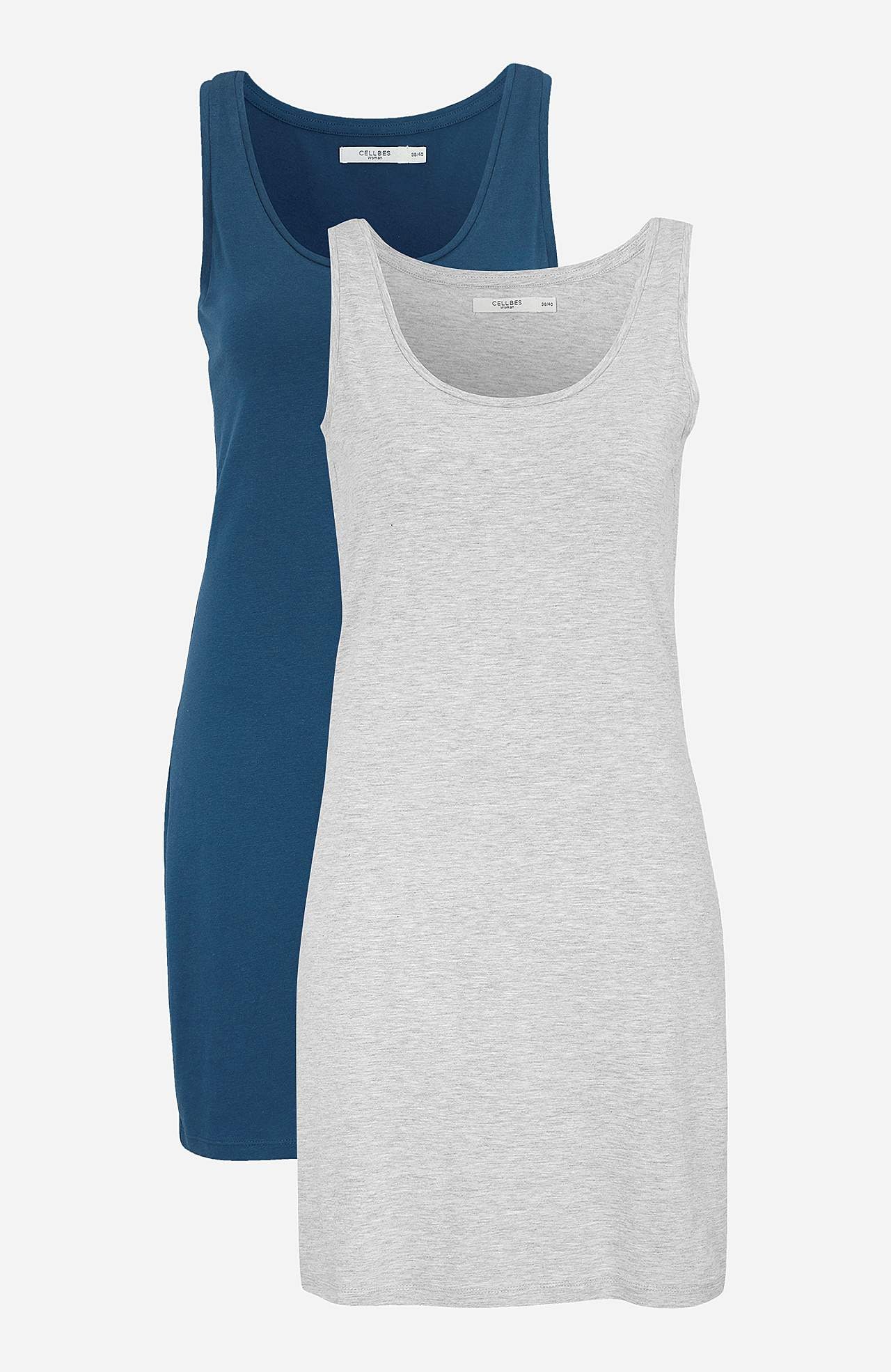 Long camisole Frida 2-pack