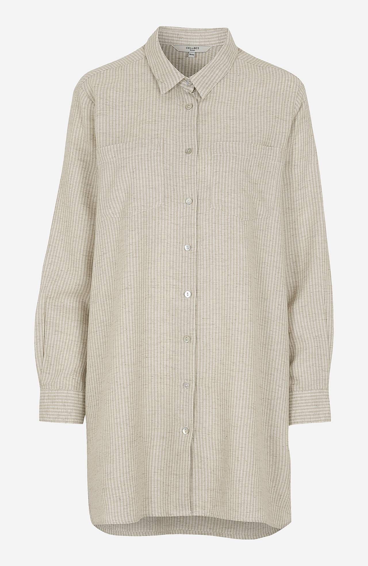 Striped long shirt