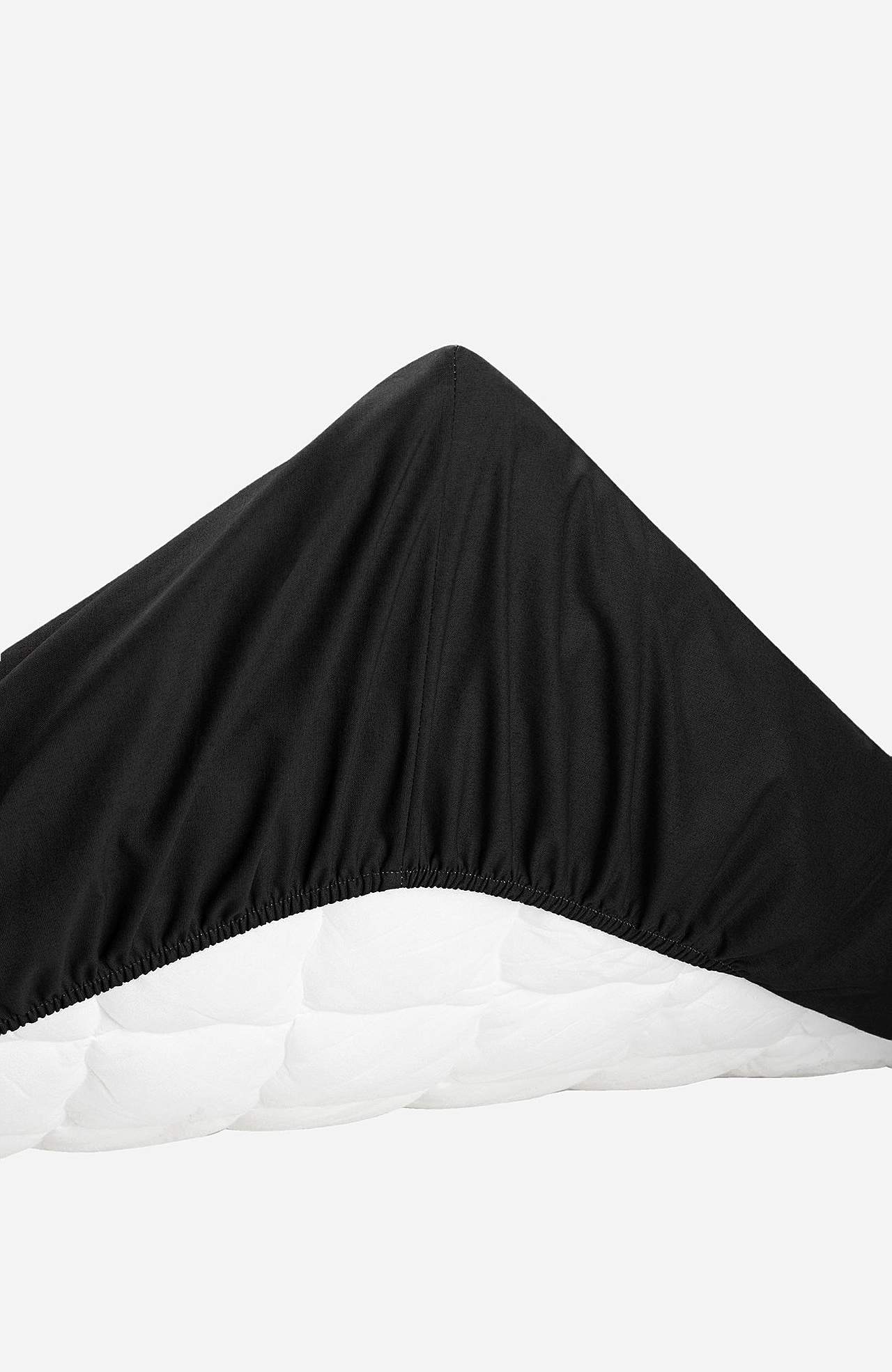 Unicoloured fitted sheet