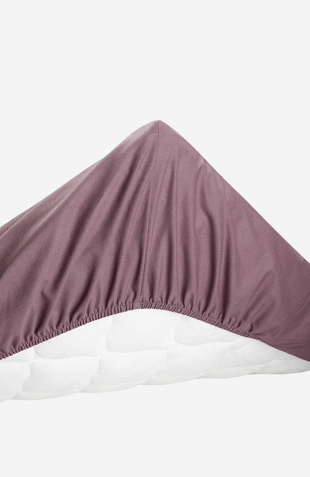 Unicoloured fitted sheet