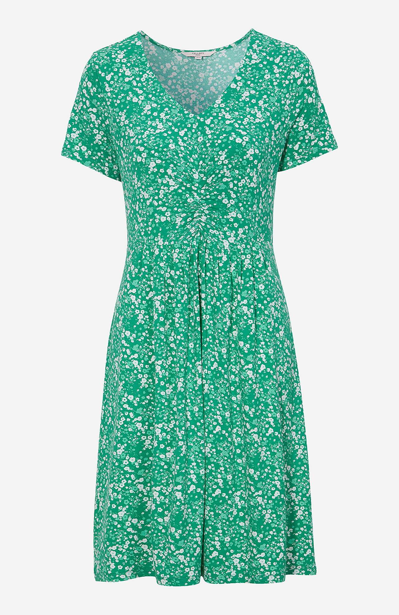 Patterned, short-sleeved jersey dress Jenna