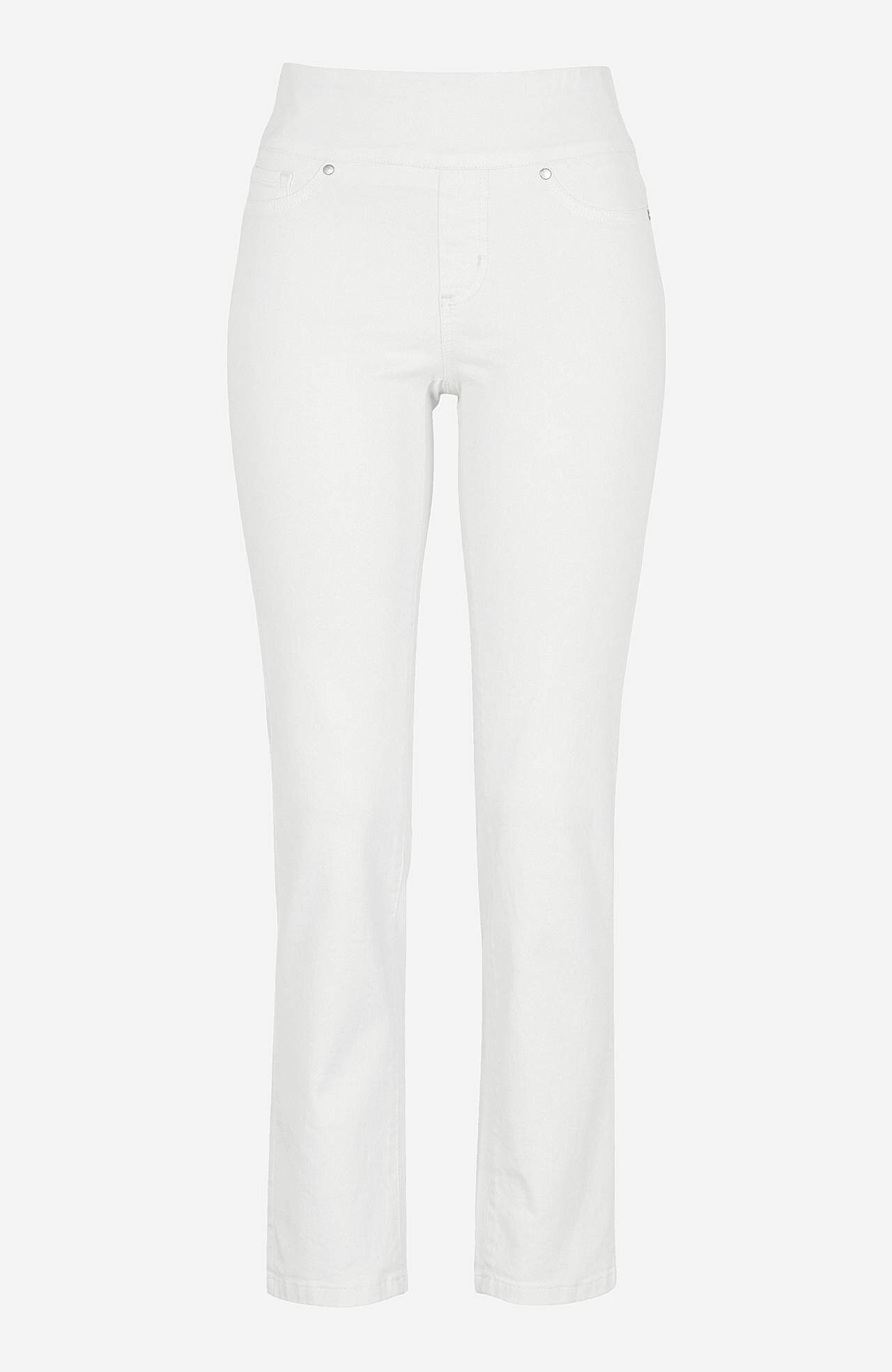 Stretchy jeggings with wide elasticized waist Elin