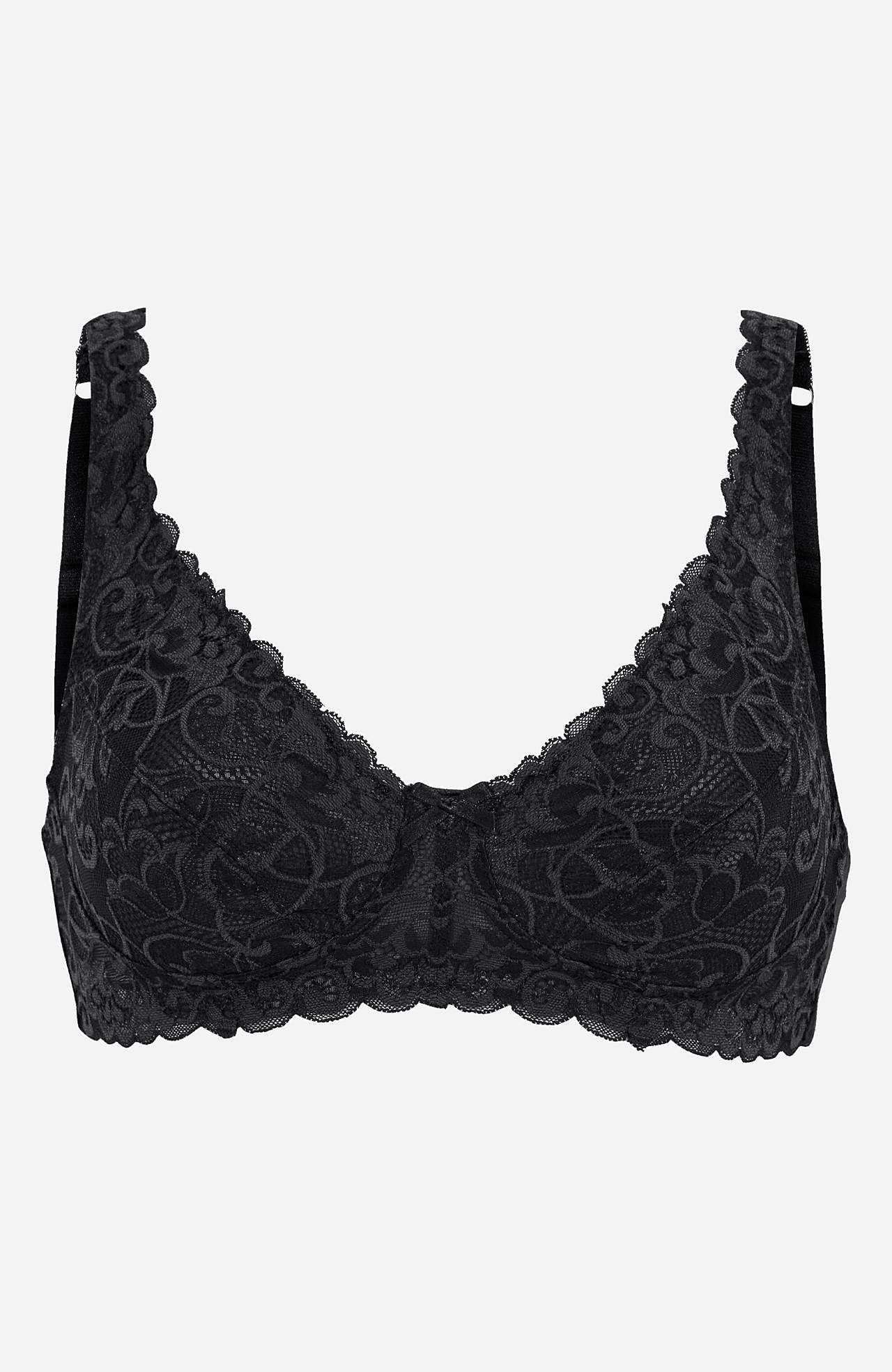 Lace bra without wire