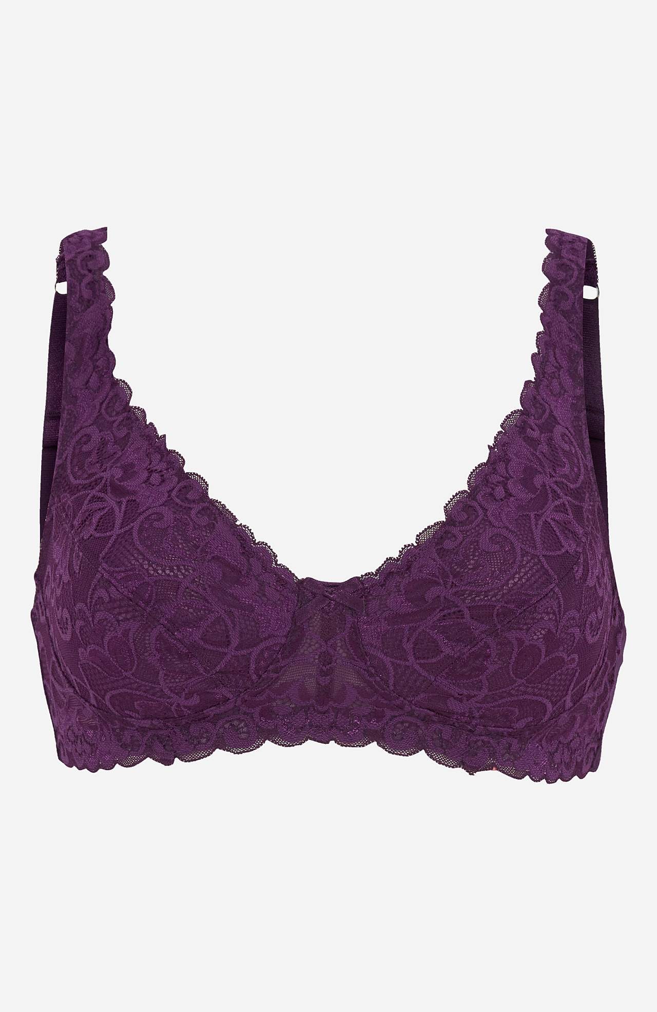 Lace bra without wire