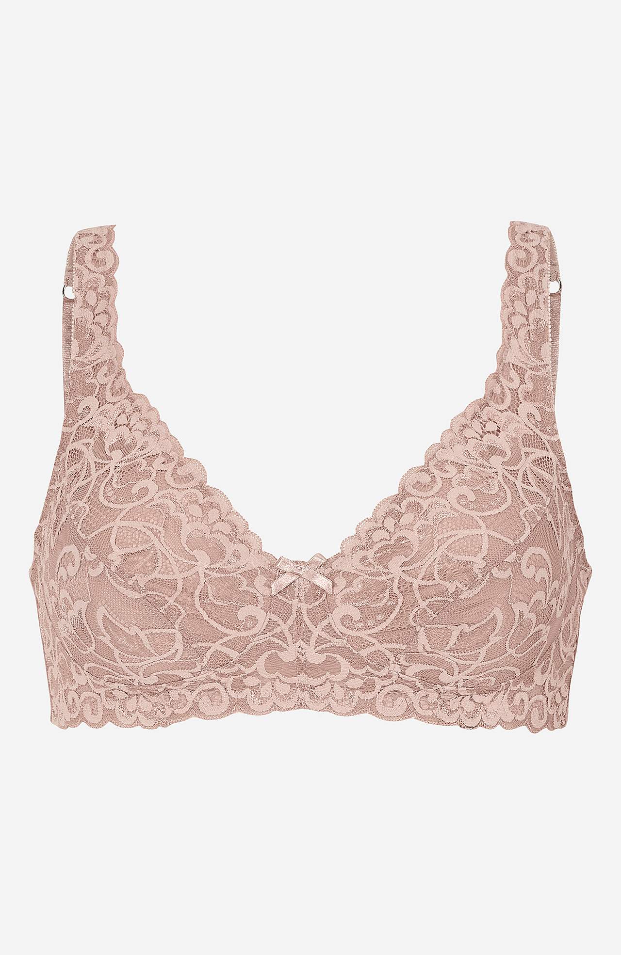 Lace bra without wire