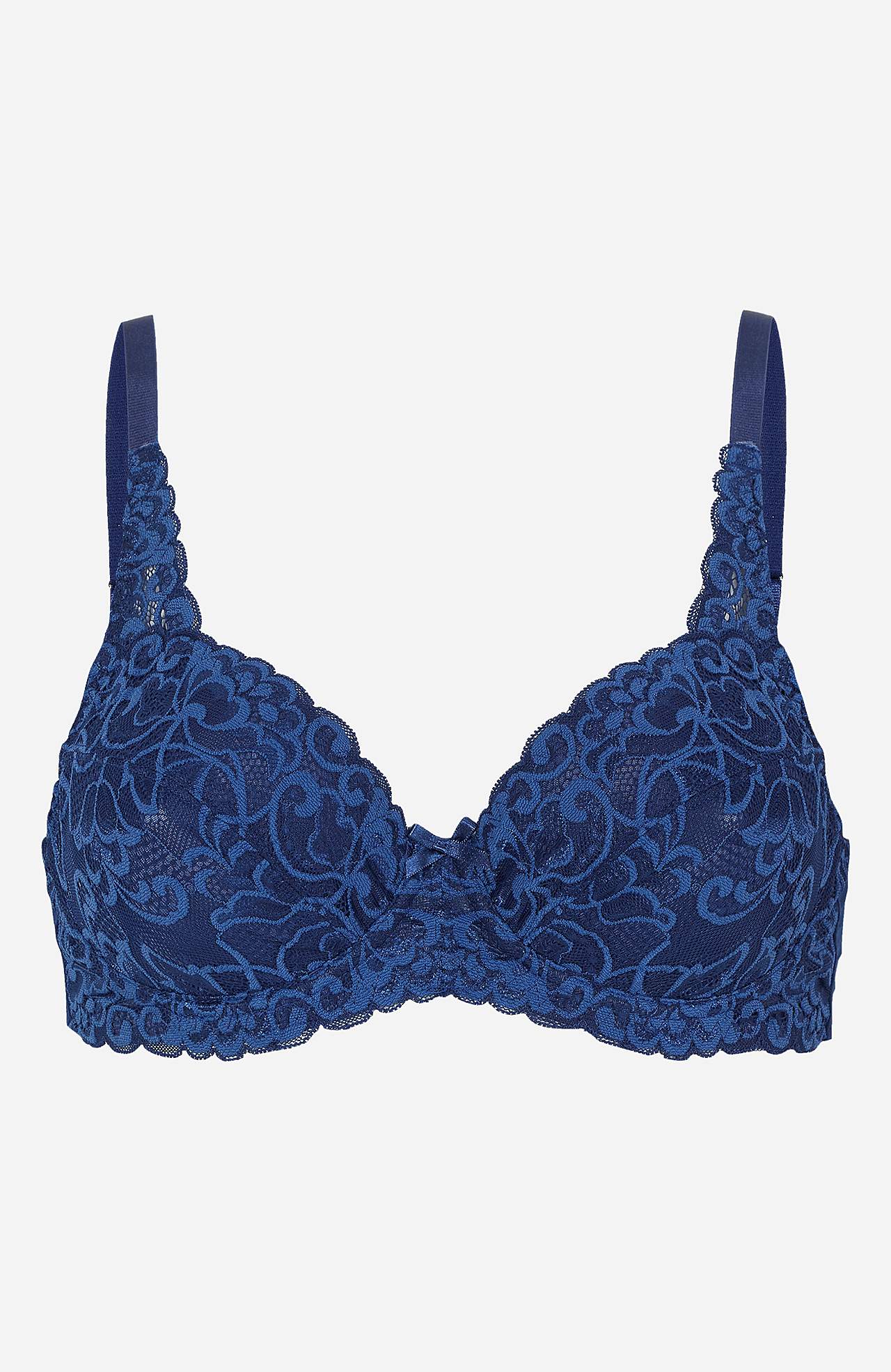 Underwired lace bra