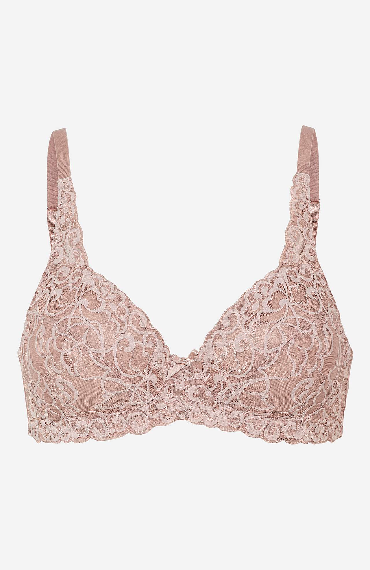 Underwired lace bra