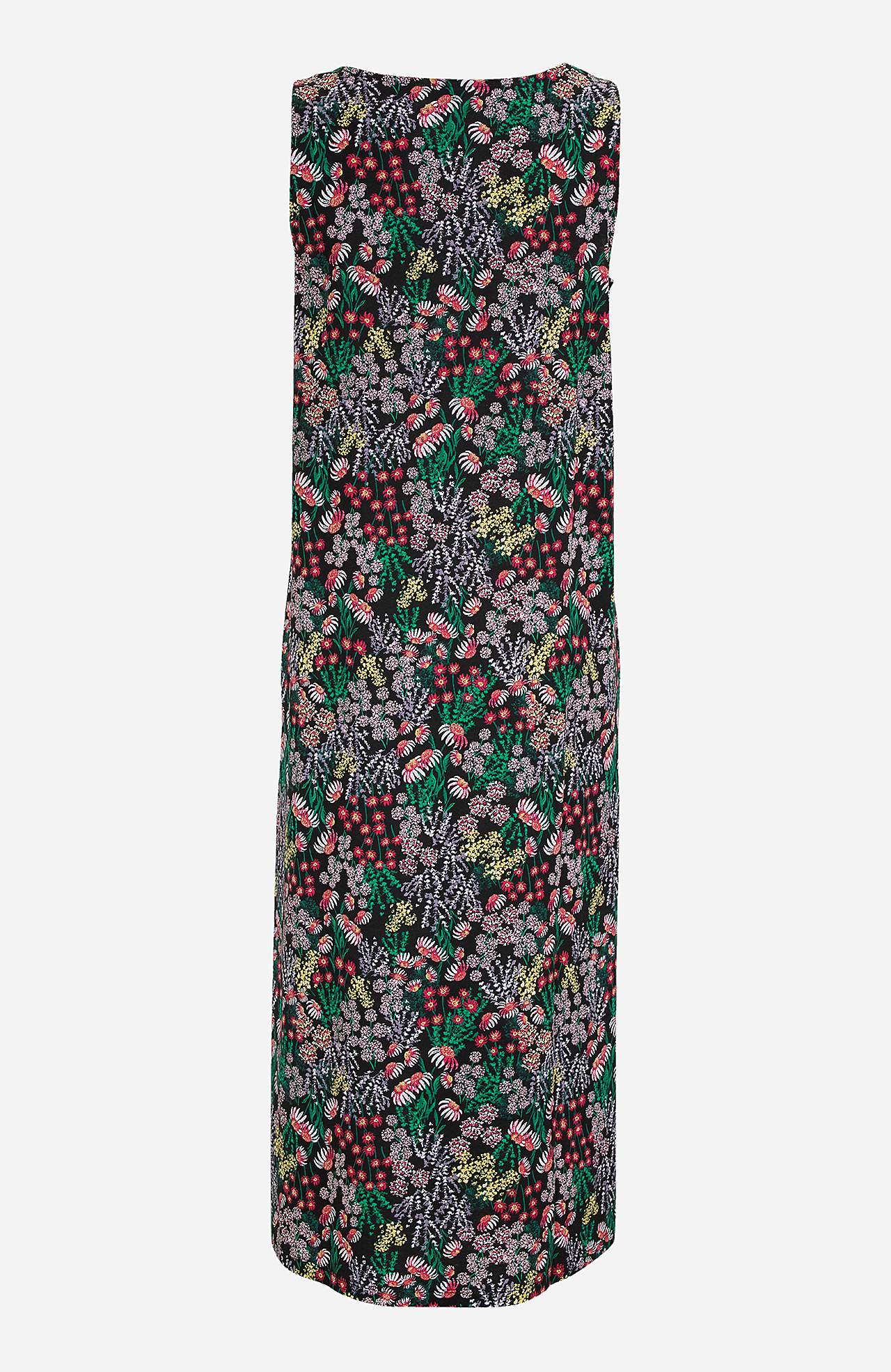 Long, patterned jersey dress