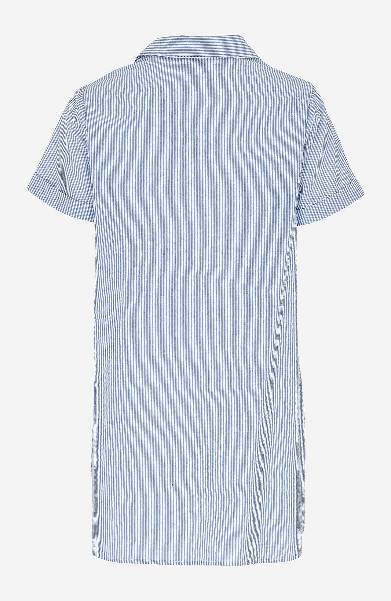 Striped tunic top in seersucker Sheffield