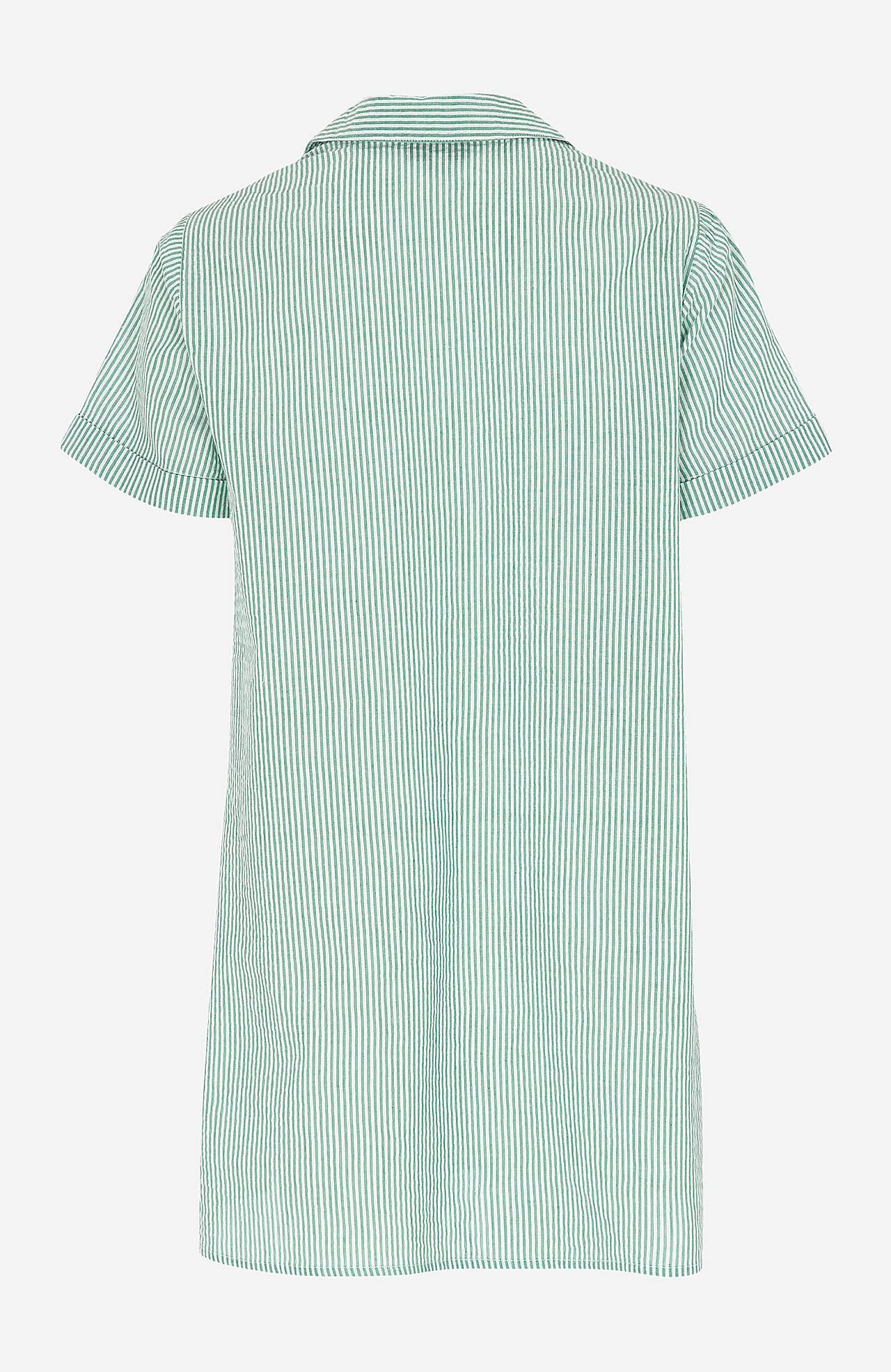 Striped tunic top in seersucker Sheffield