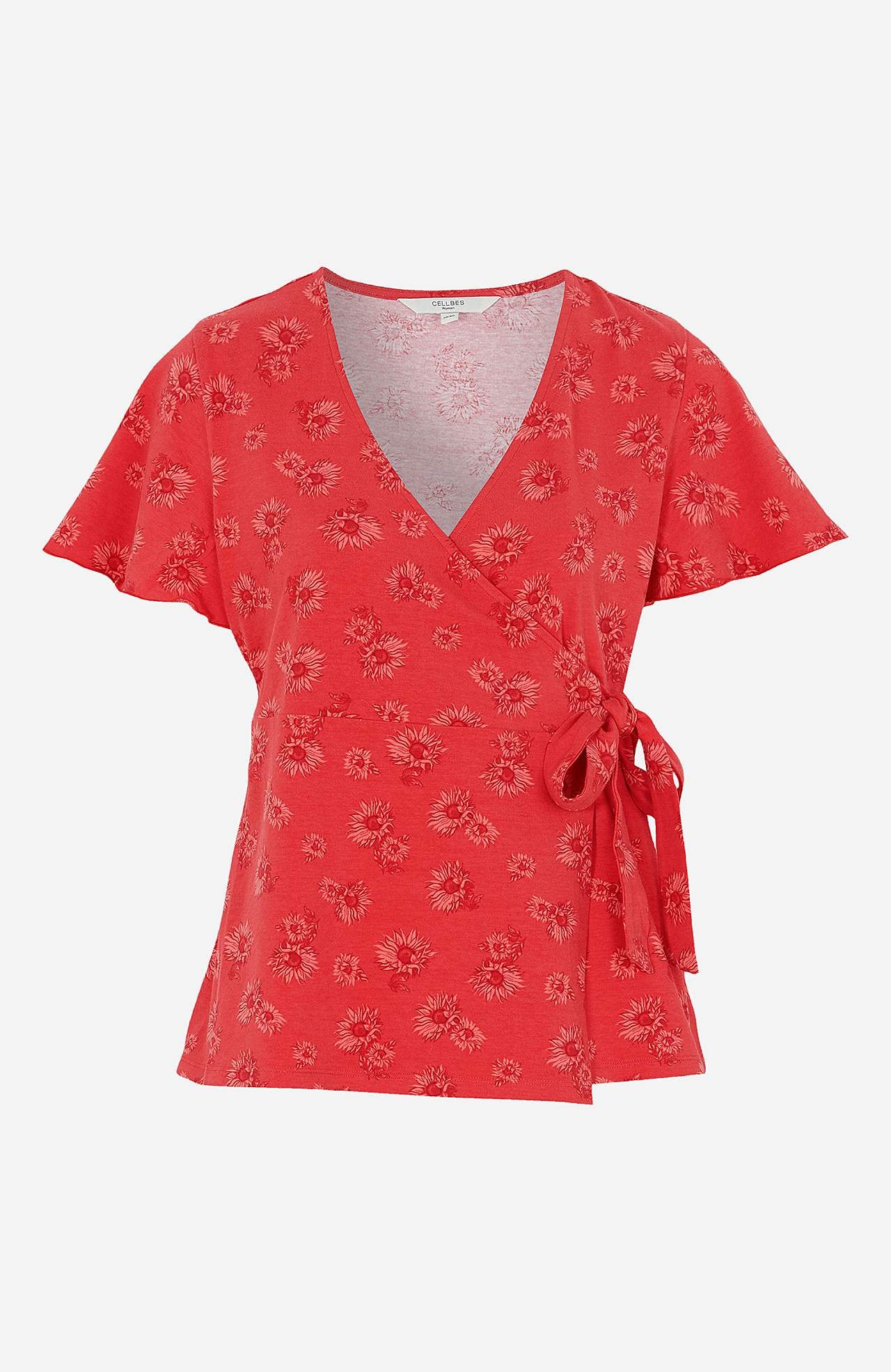 Floral wrap top Hedda