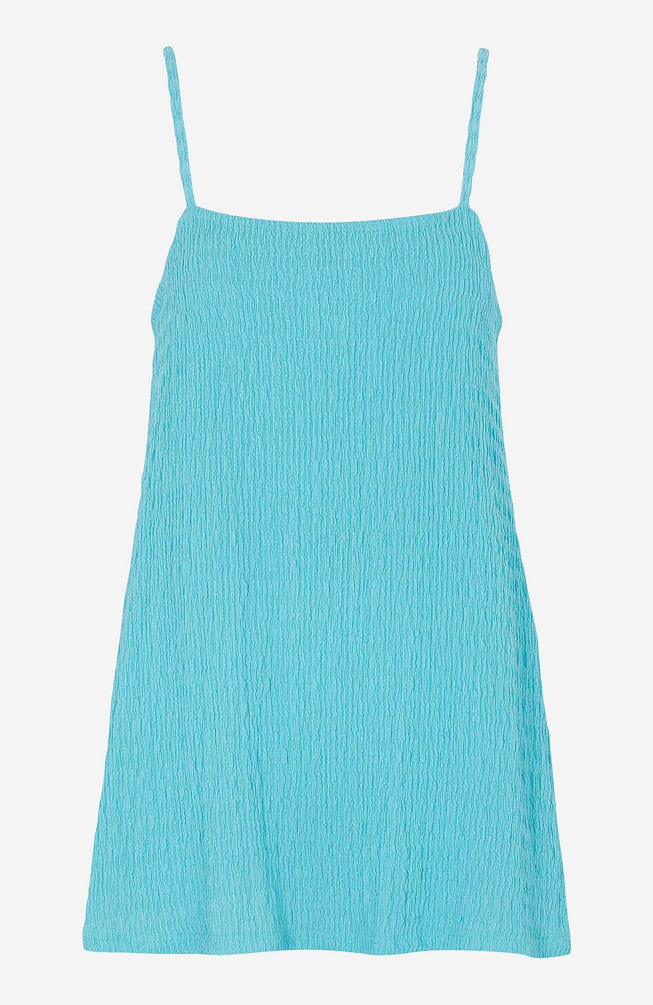 Long jersey top with thin shoulder straps