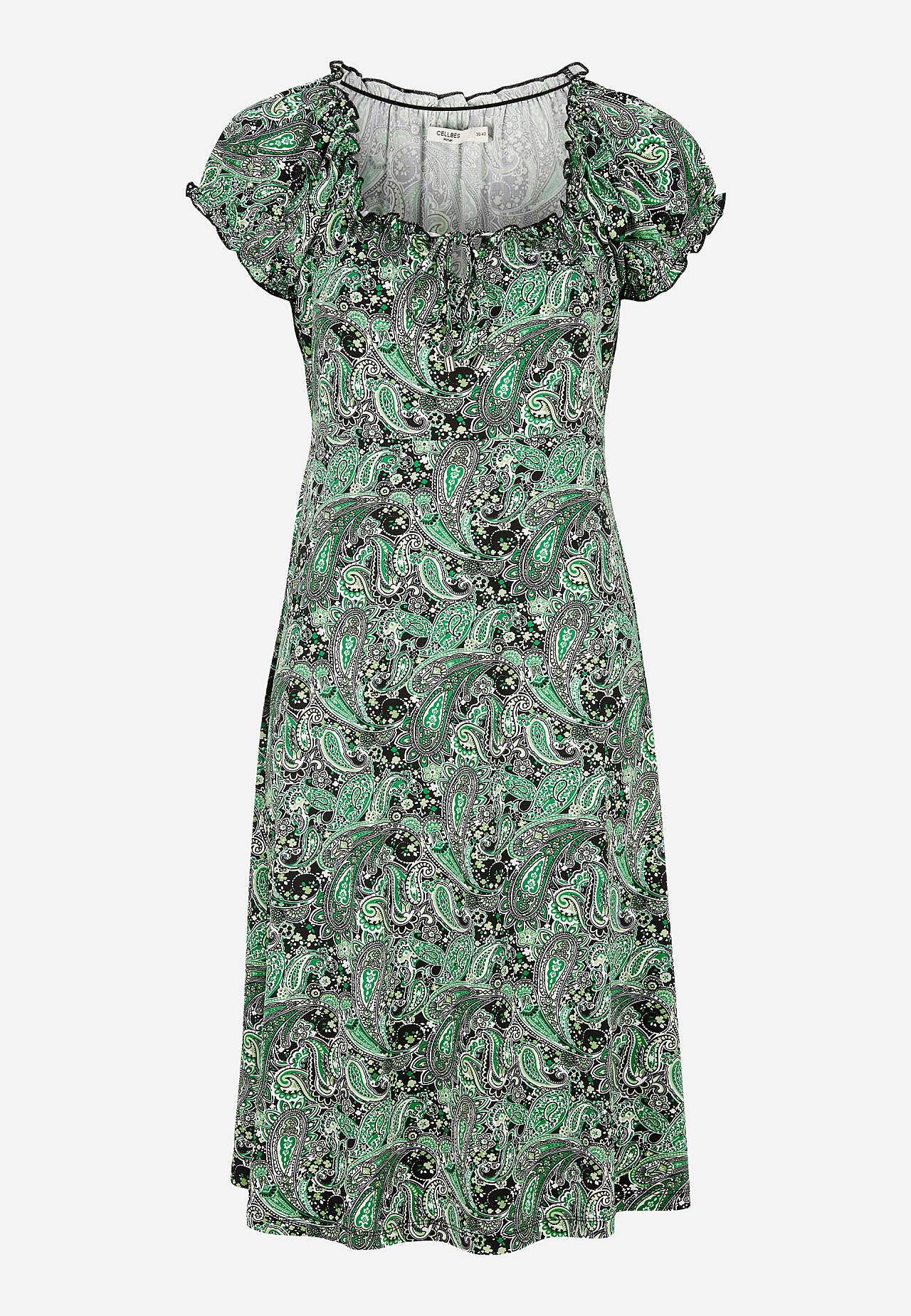 Patterned off-shoulder dress