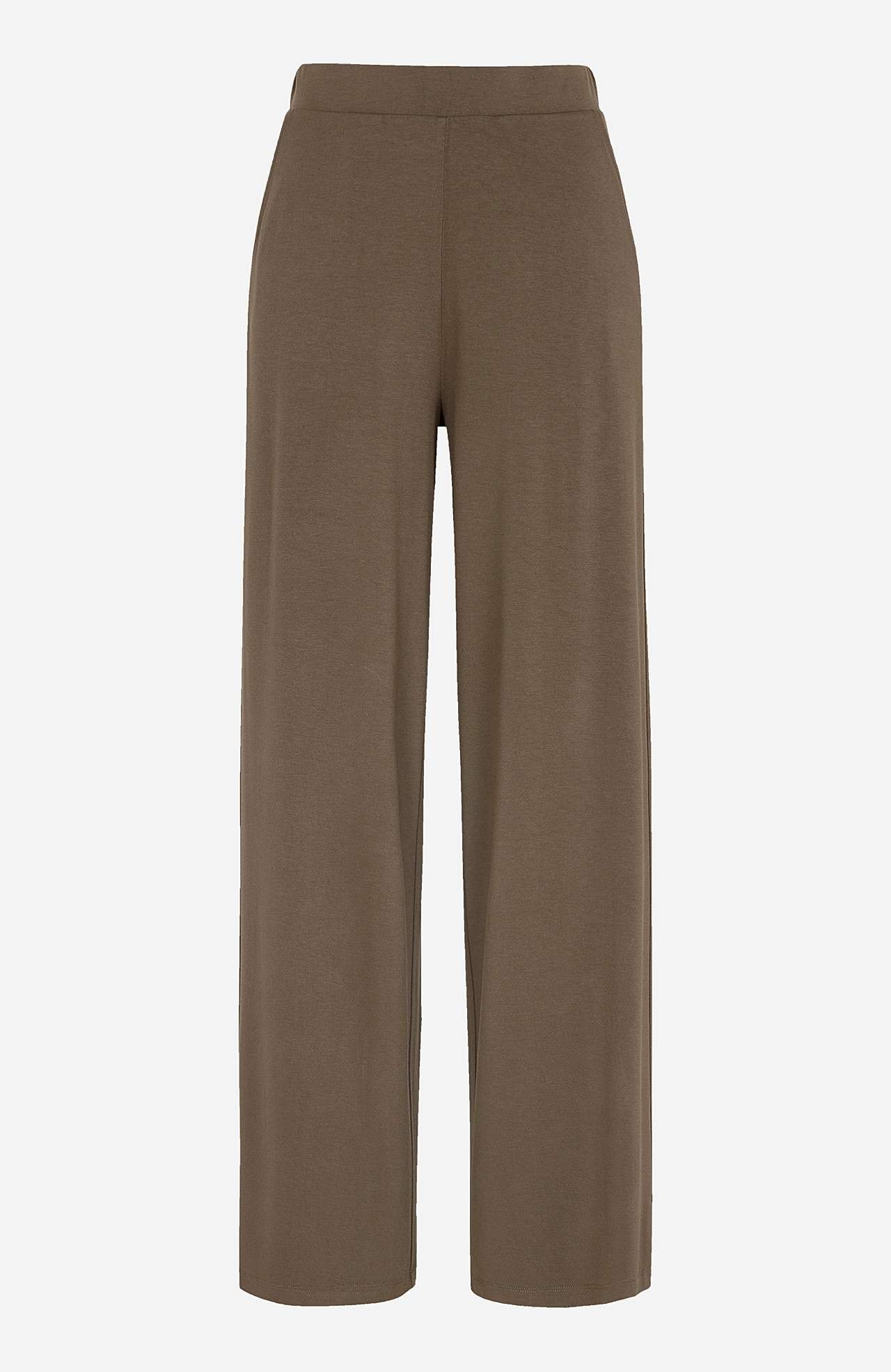 Wide jersey pants