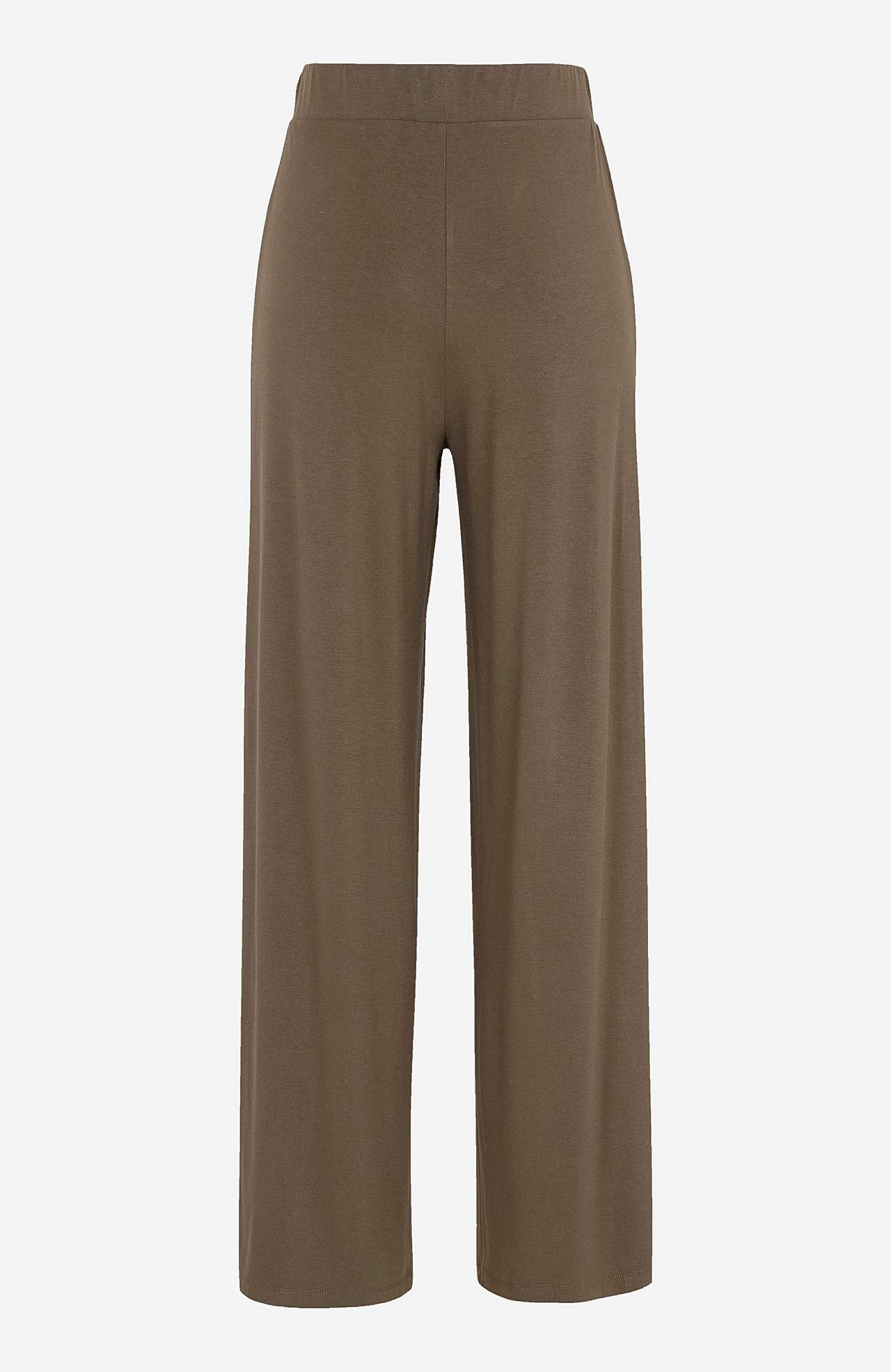 Wide jersey pants