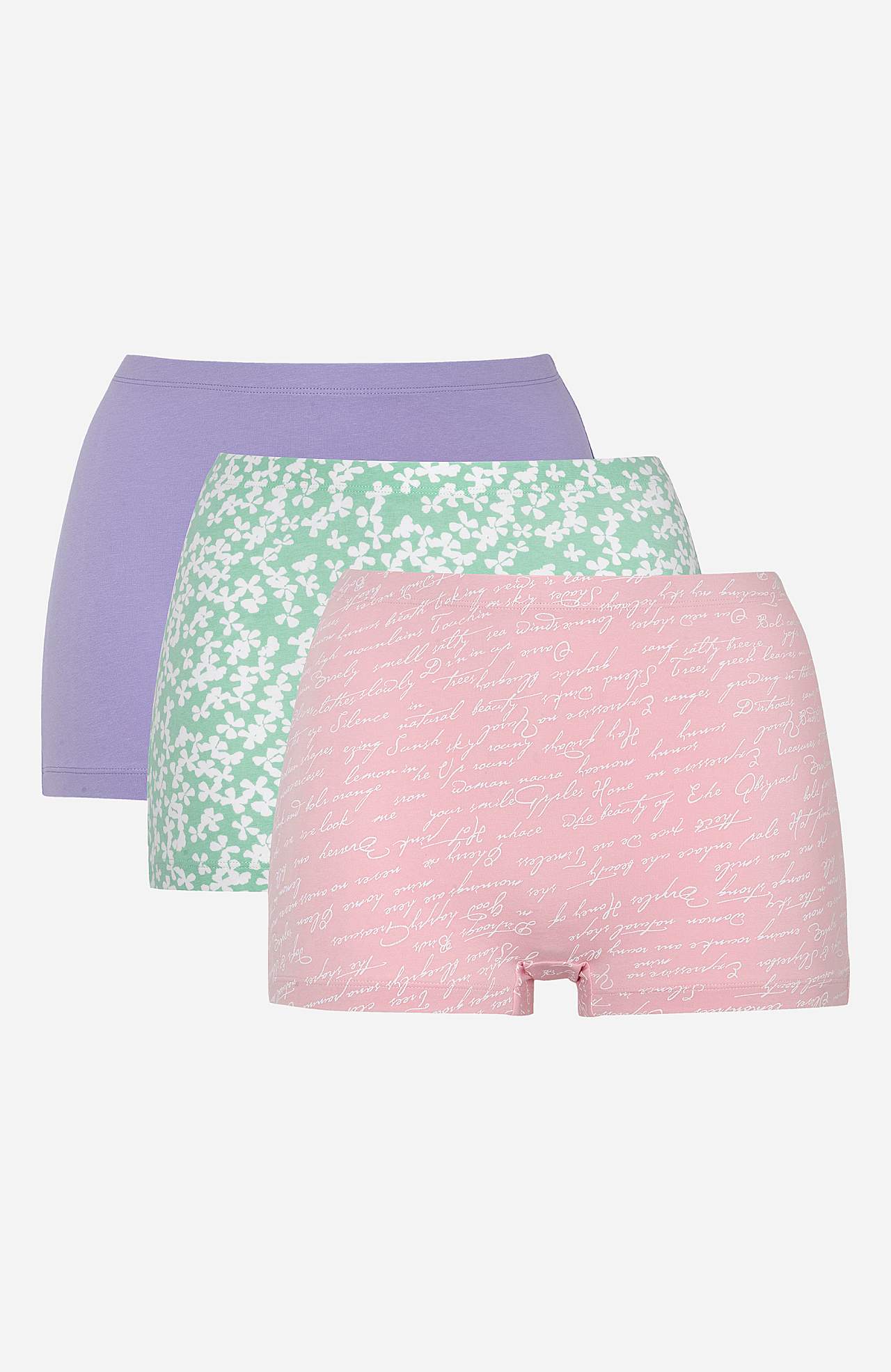 Boxer briefs in organic cotton Alma 3-pack