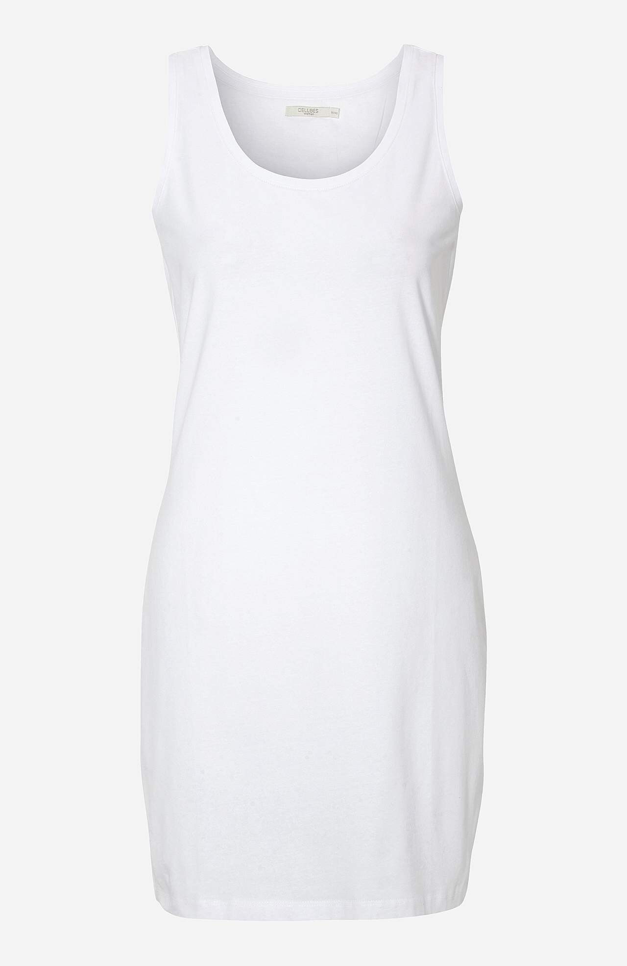 Long chemise in organic cotton