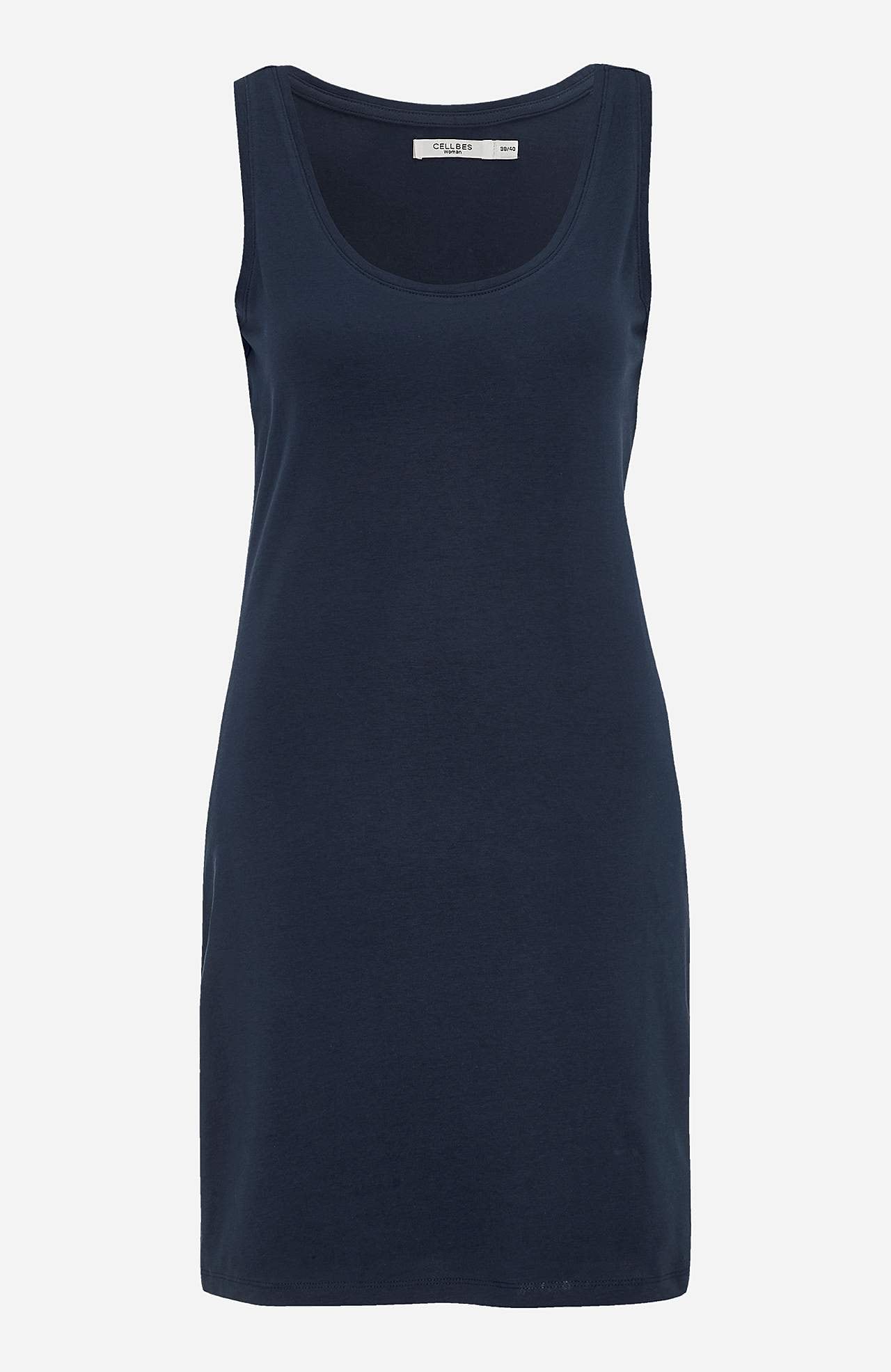 Long chemise in organic cotton