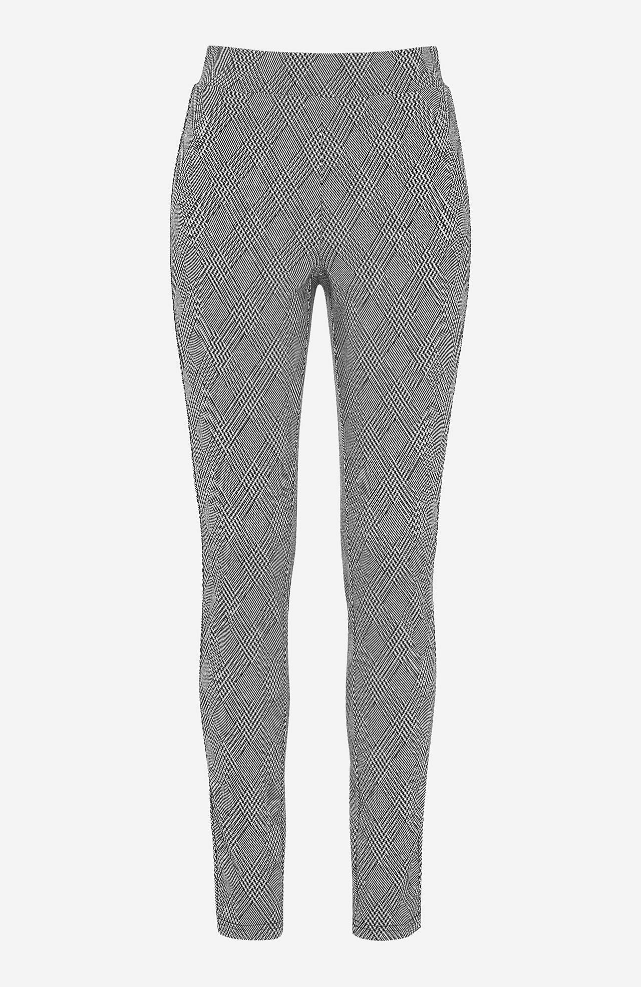 Checked leggings