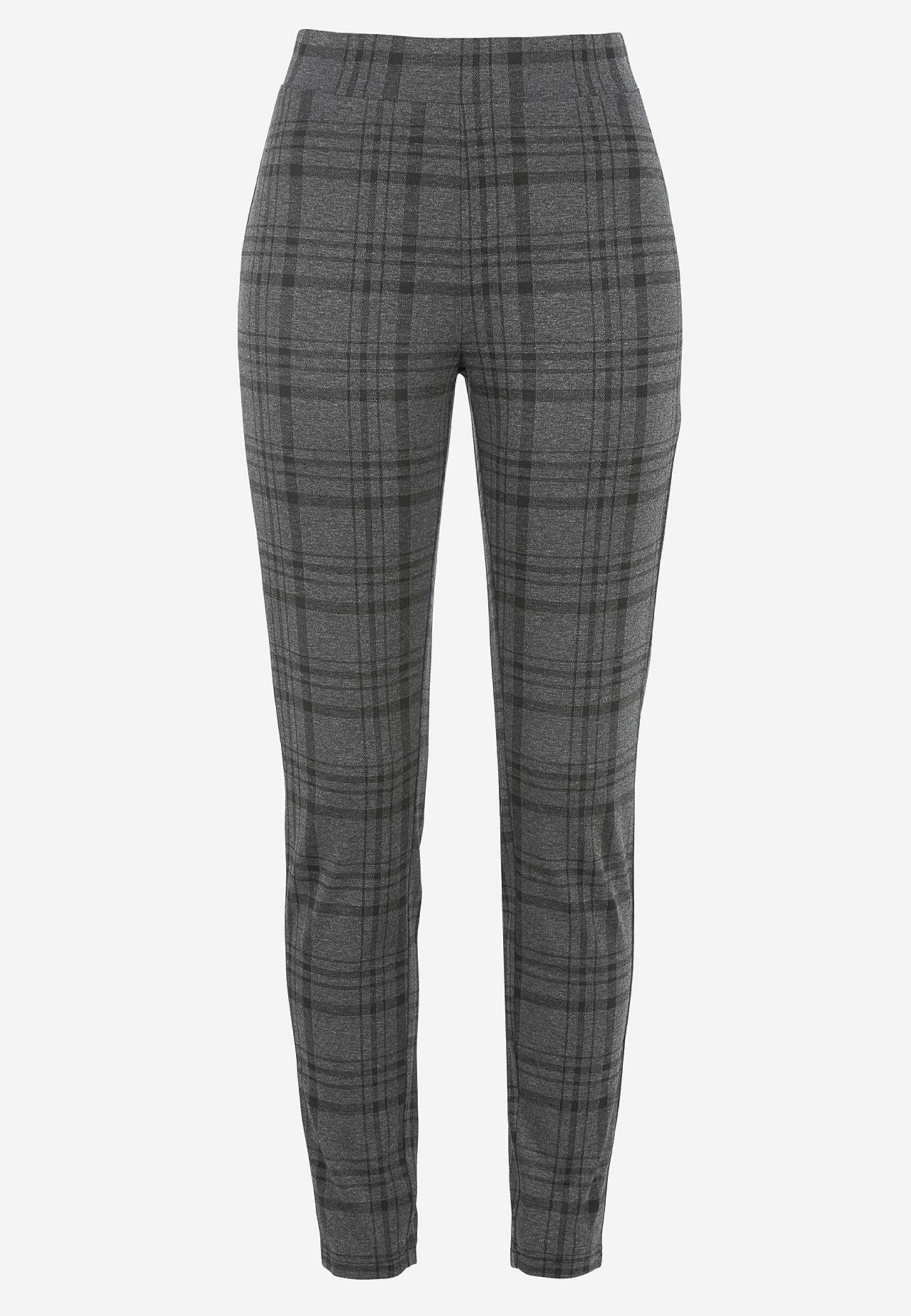 Checked leggings