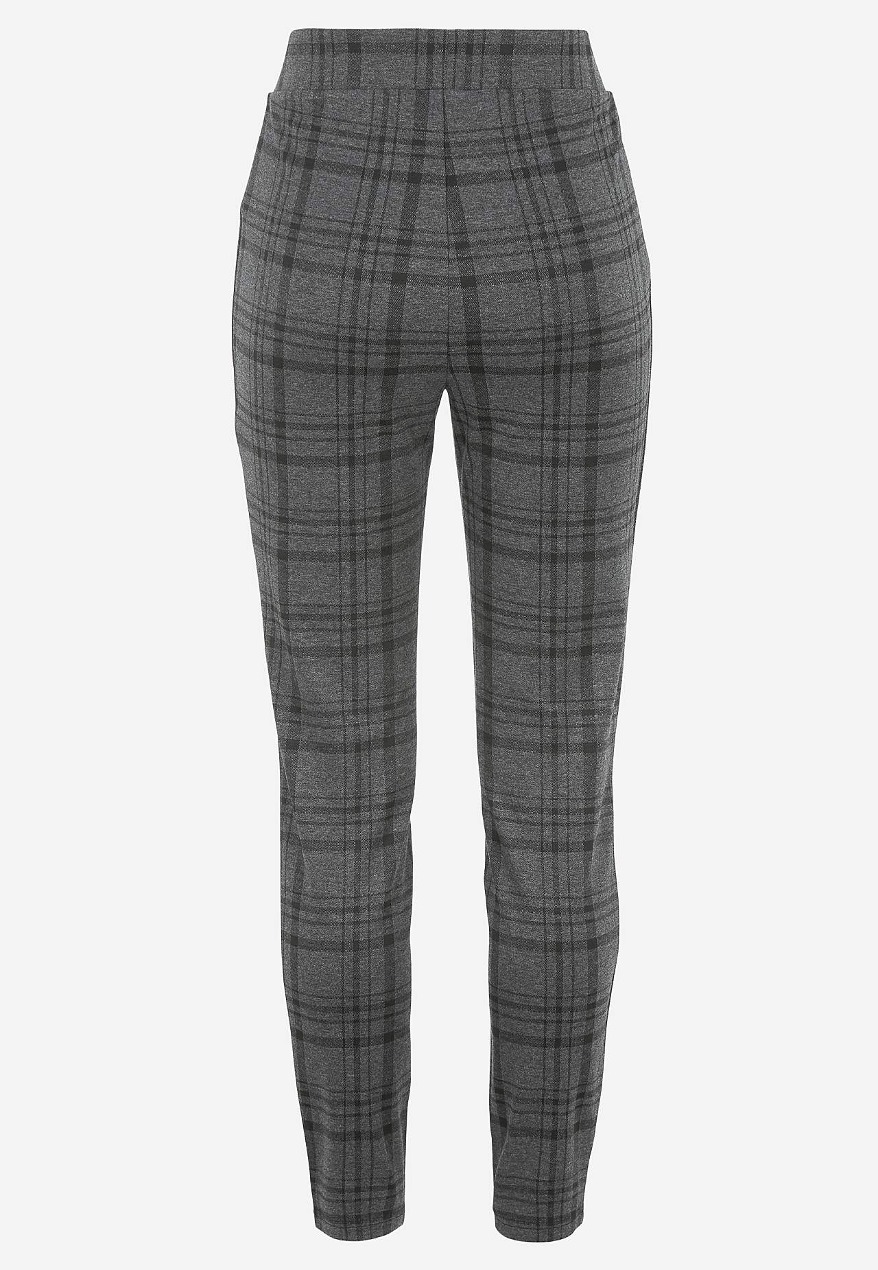 Checked leggings