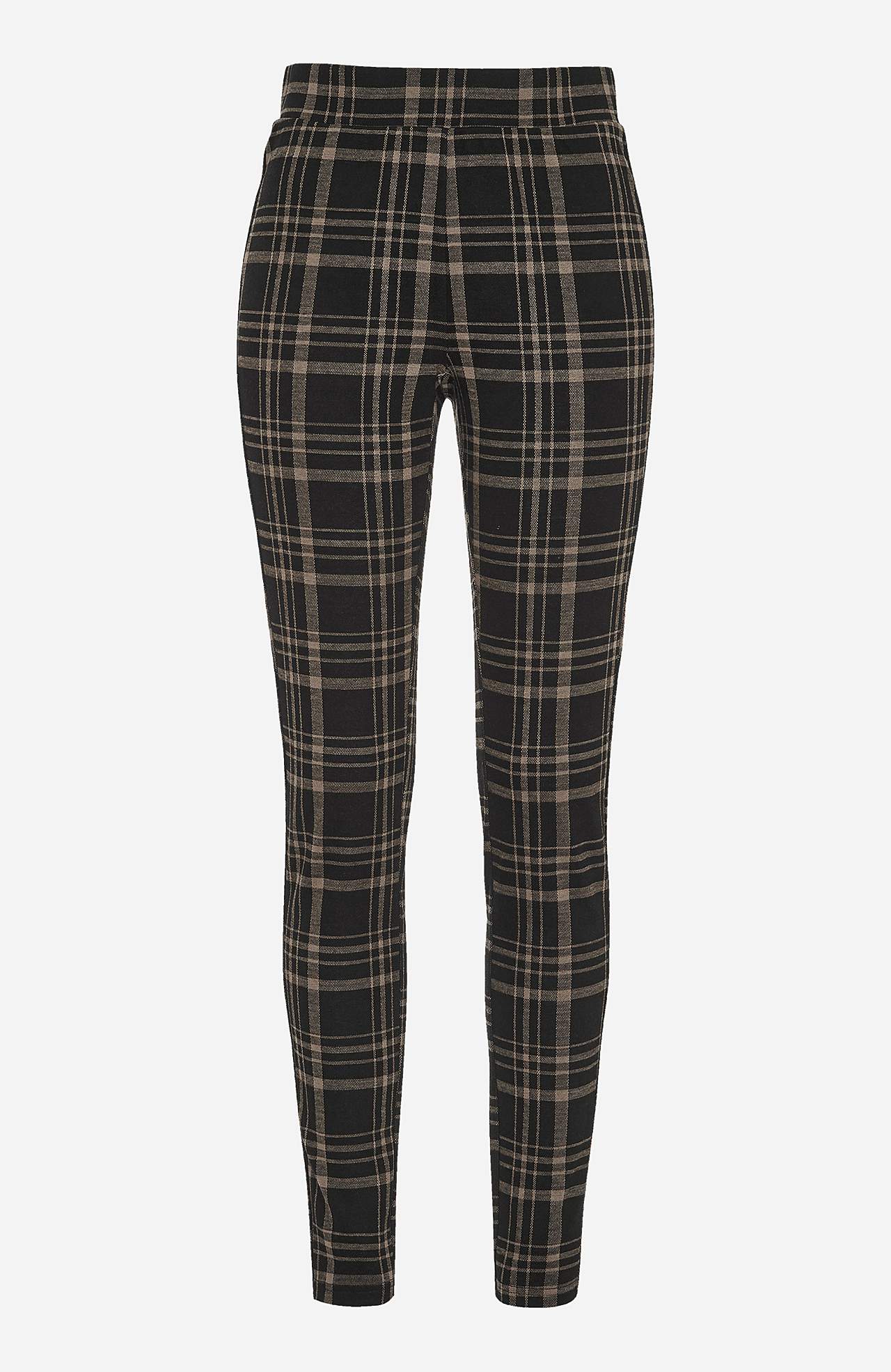 Checked leggings