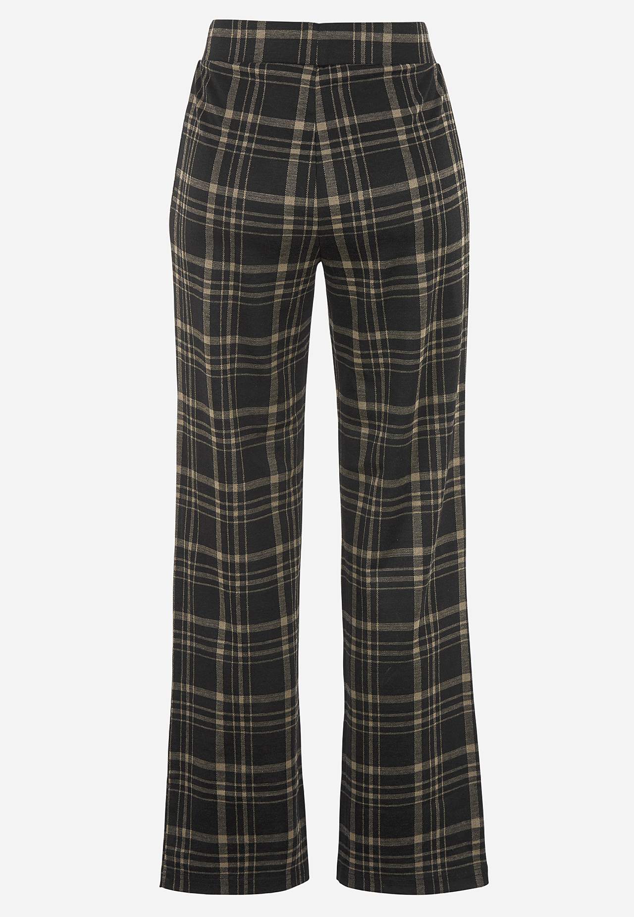 Checked leggings