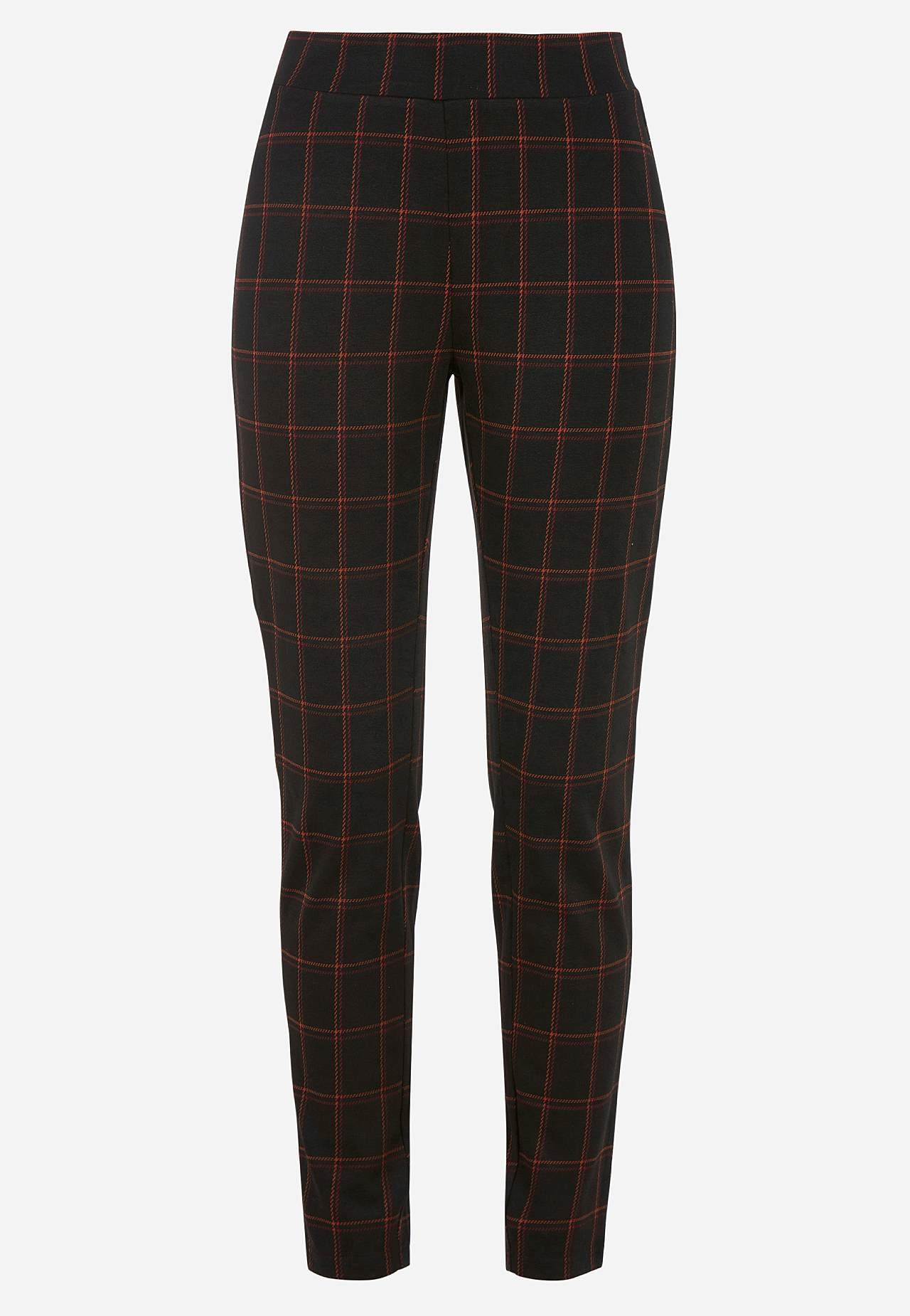 Checked leggings