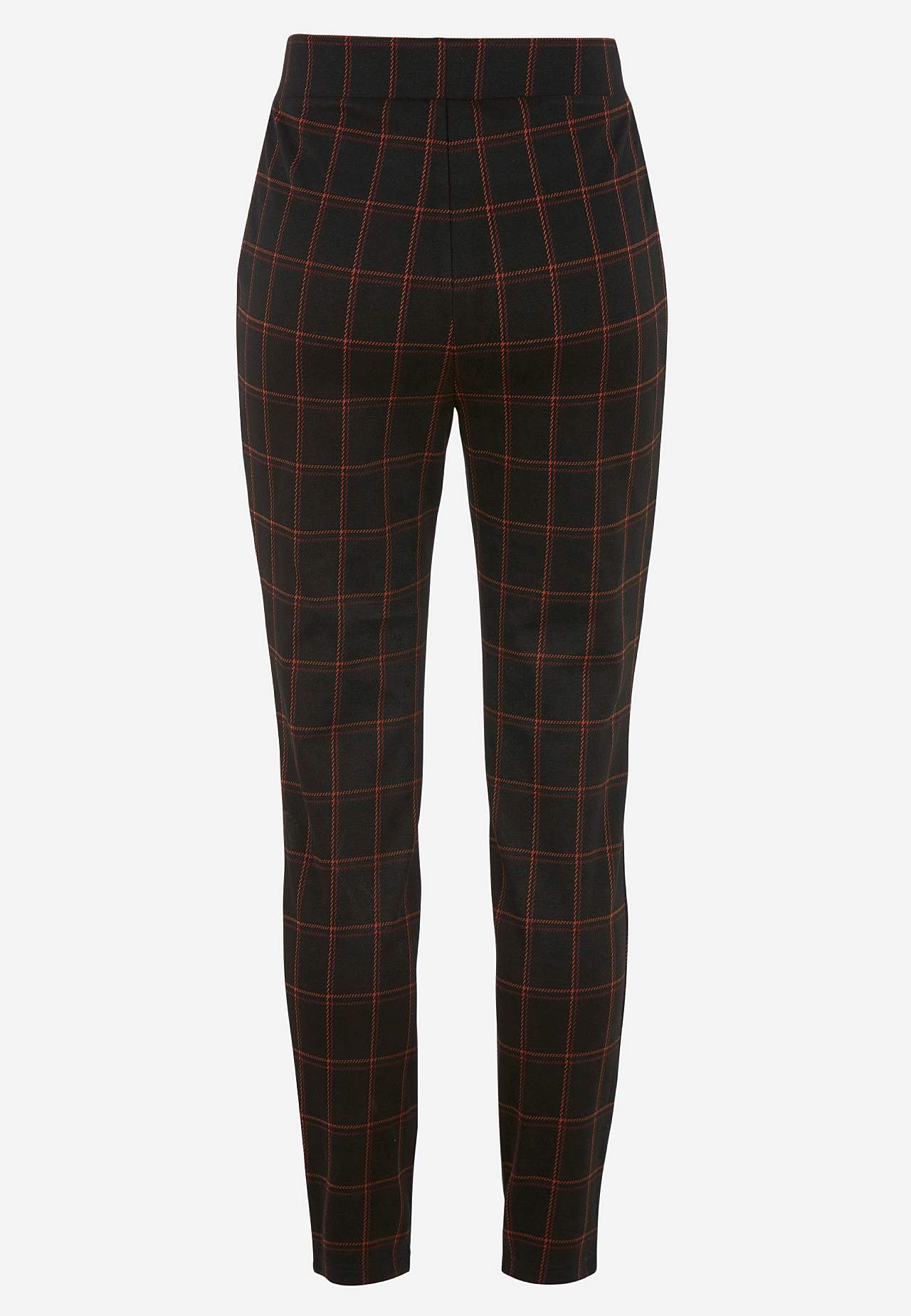 Checked leggings