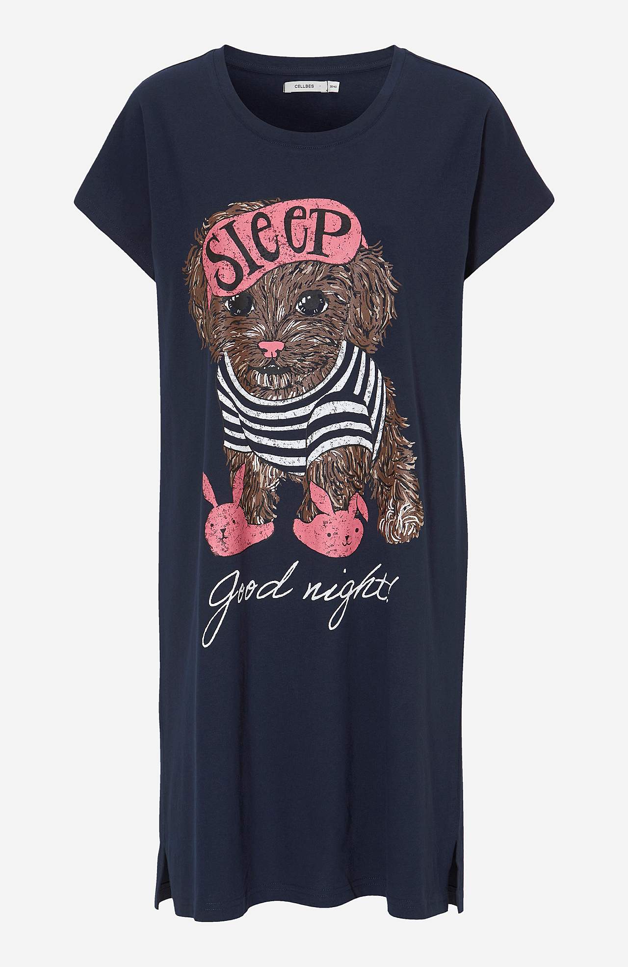 Nightdress in cotton 2-pack