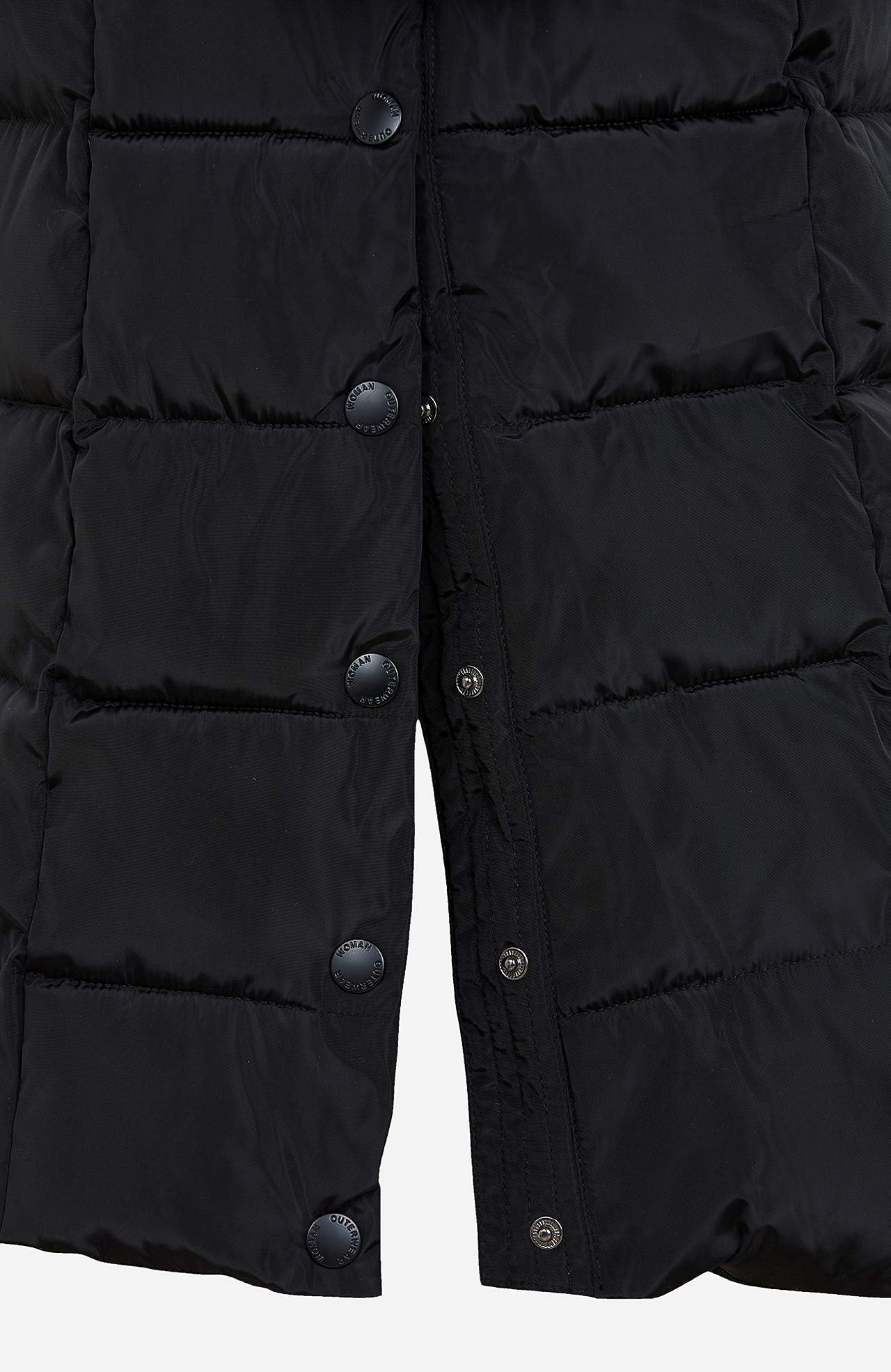 Long, padded coat