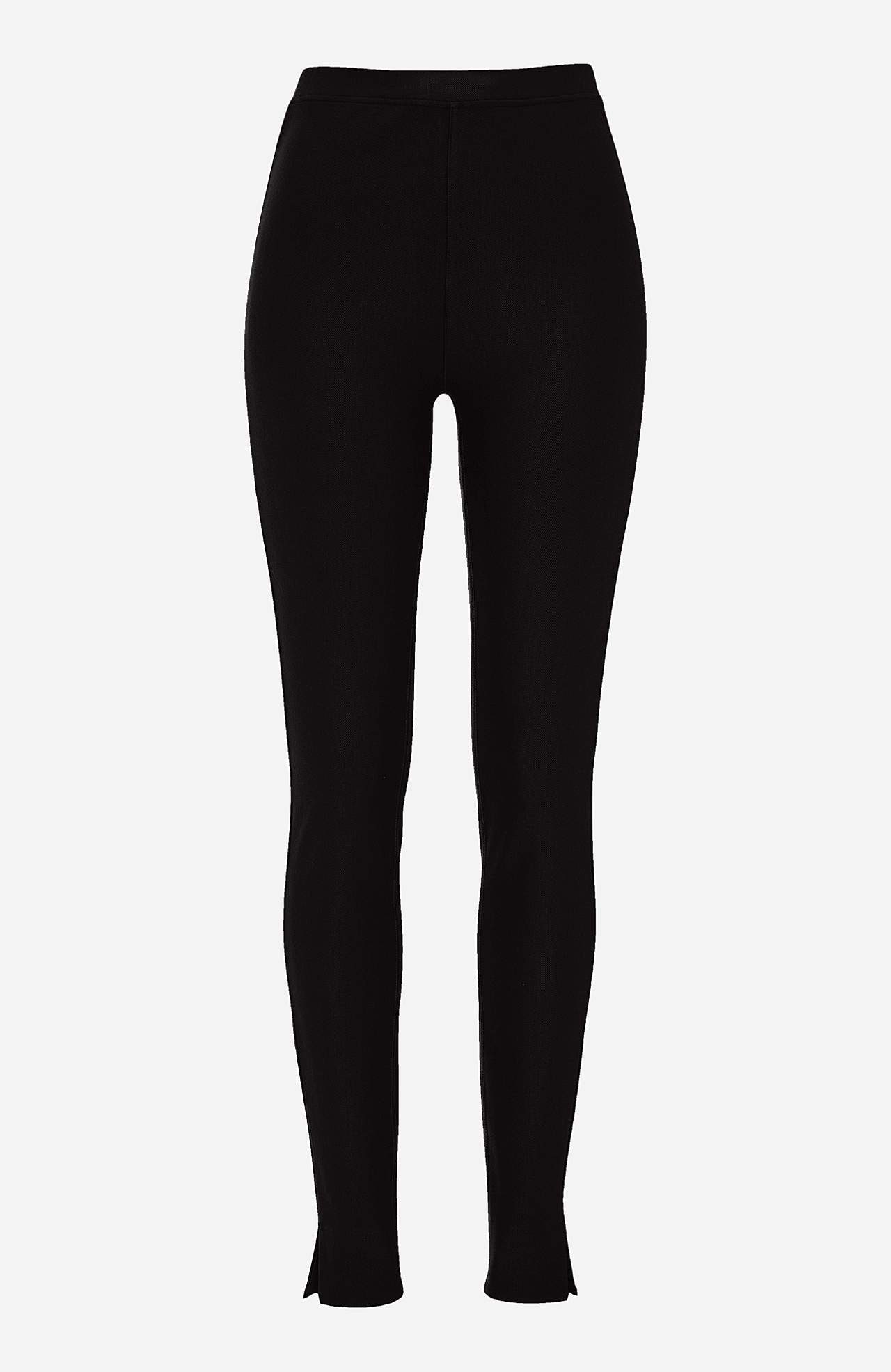 Leggings in jersey with stretch twill
