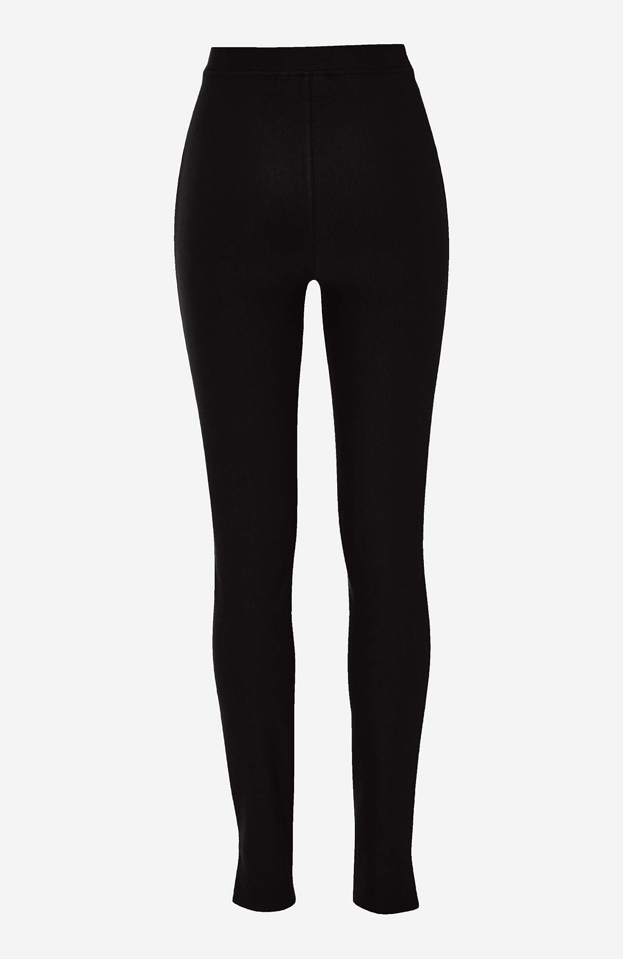Leggings in jersey with stretch twill