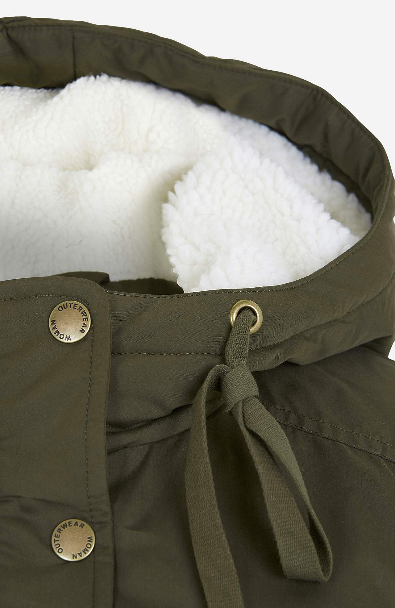 Parka with pile lined hood