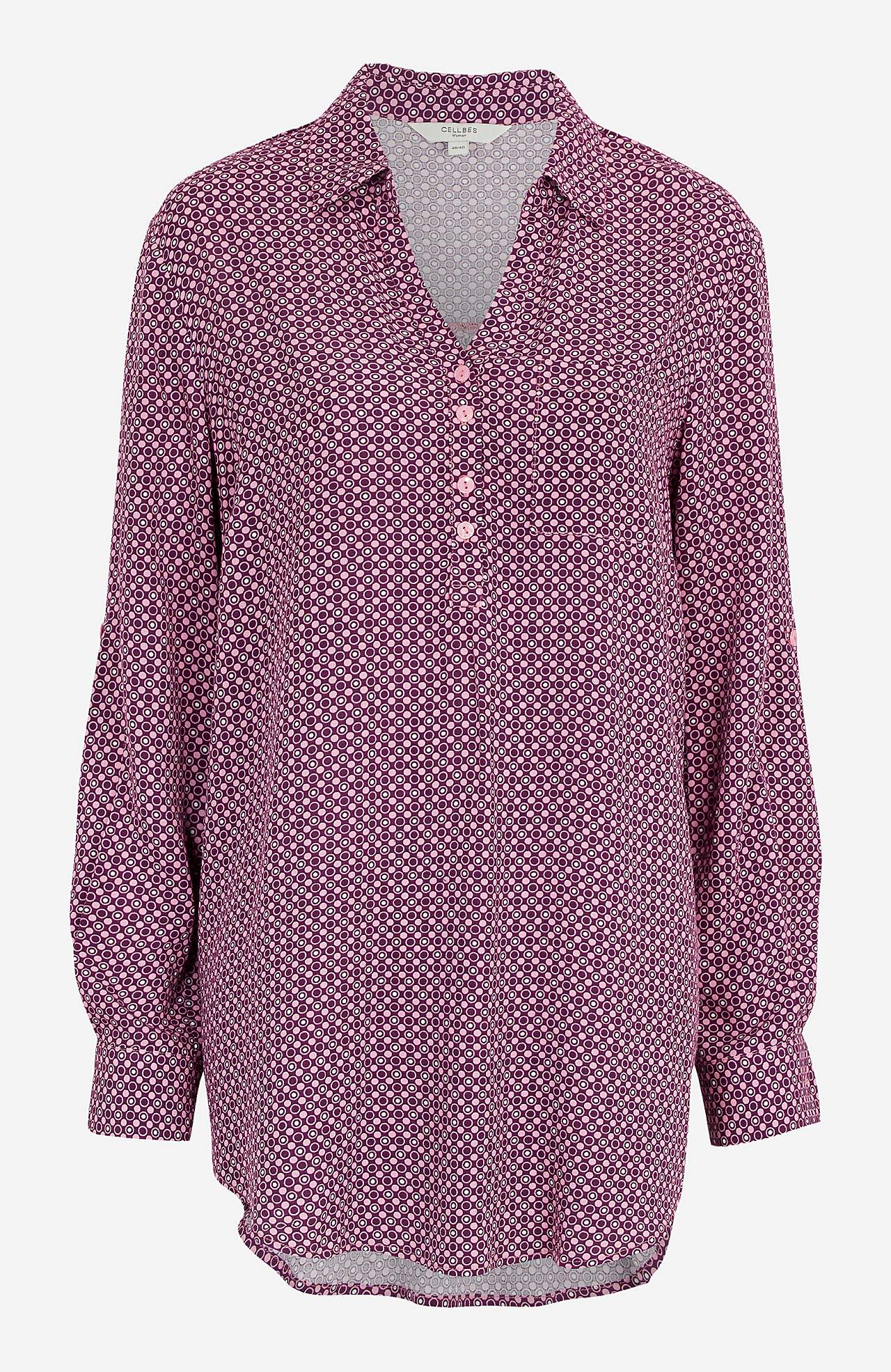 Tunic with shirt collar Marie